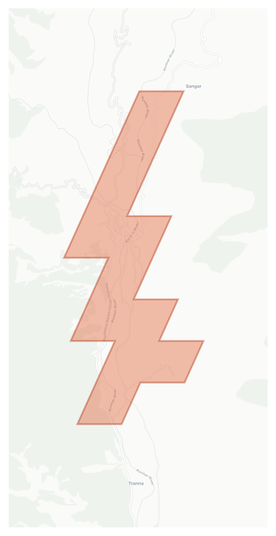 Balakot geographic map