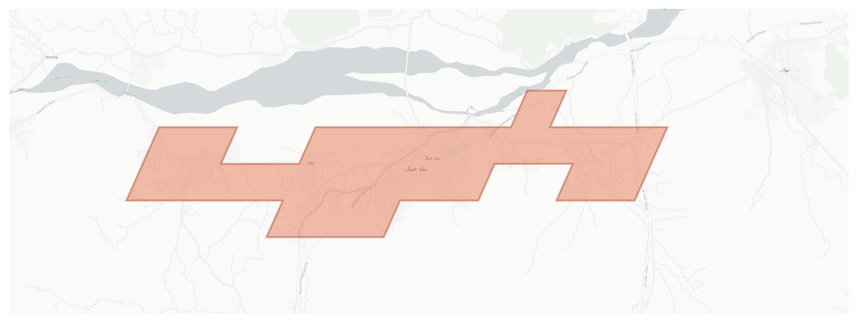 Batkhela geographic map