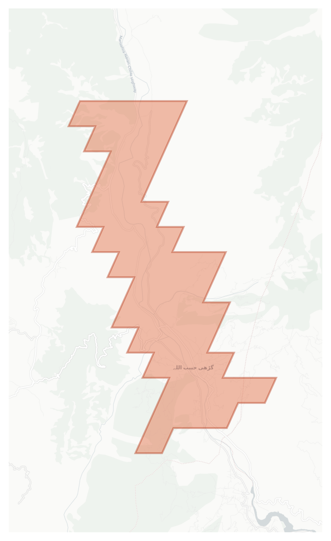 Garhi Habibullah geographic map