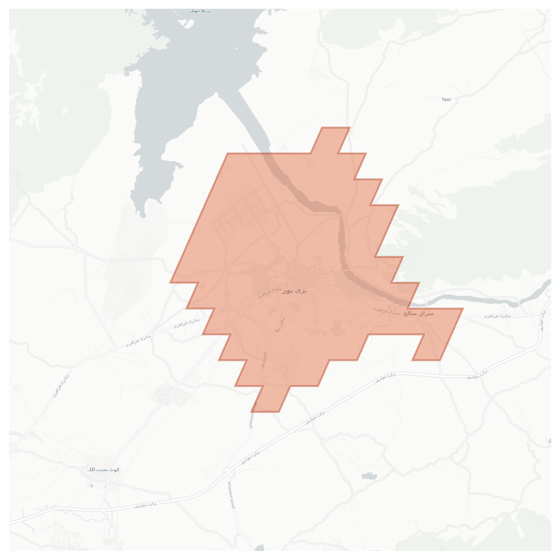 Haripur geographic map
