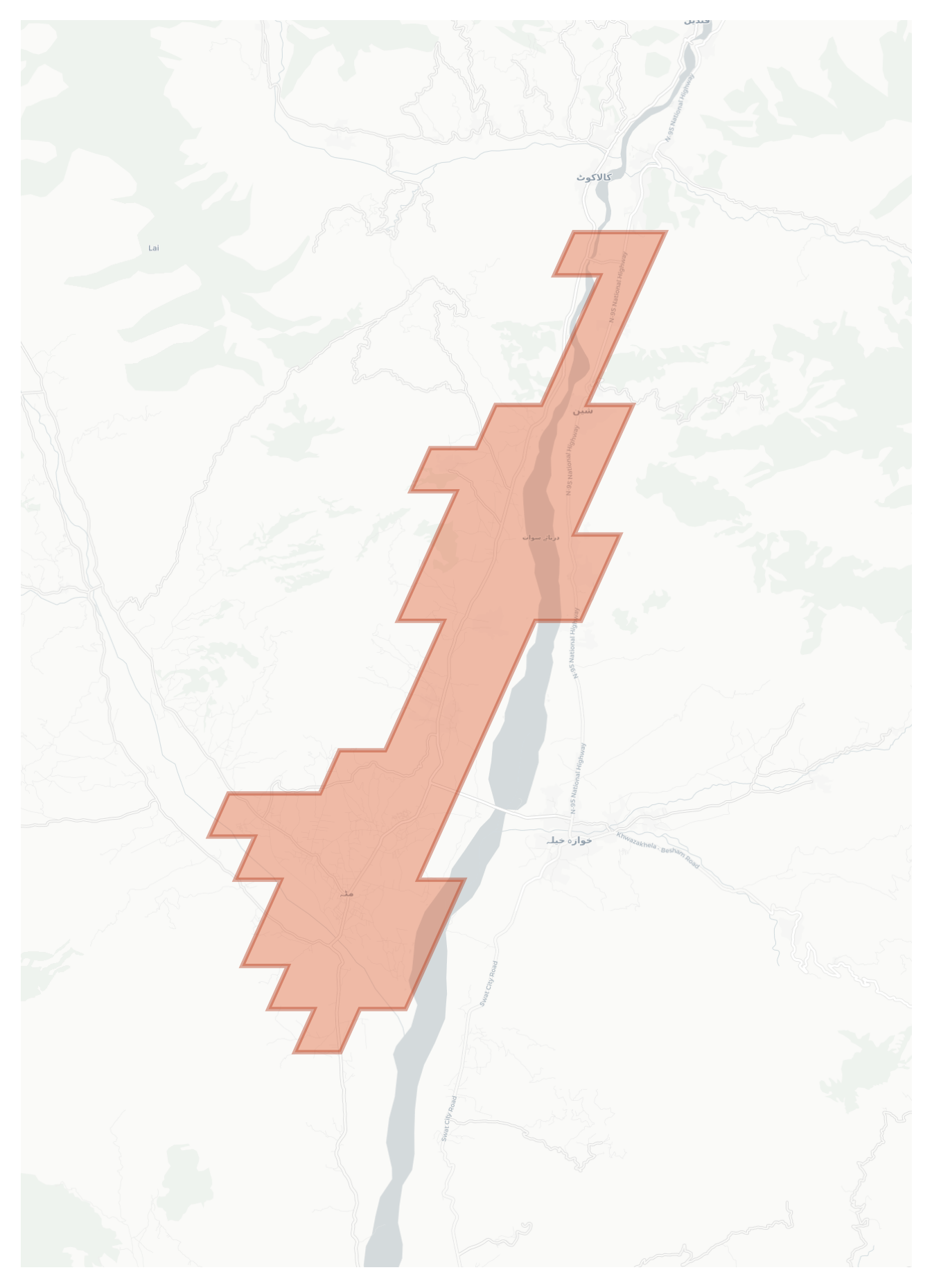 Matta geographic map