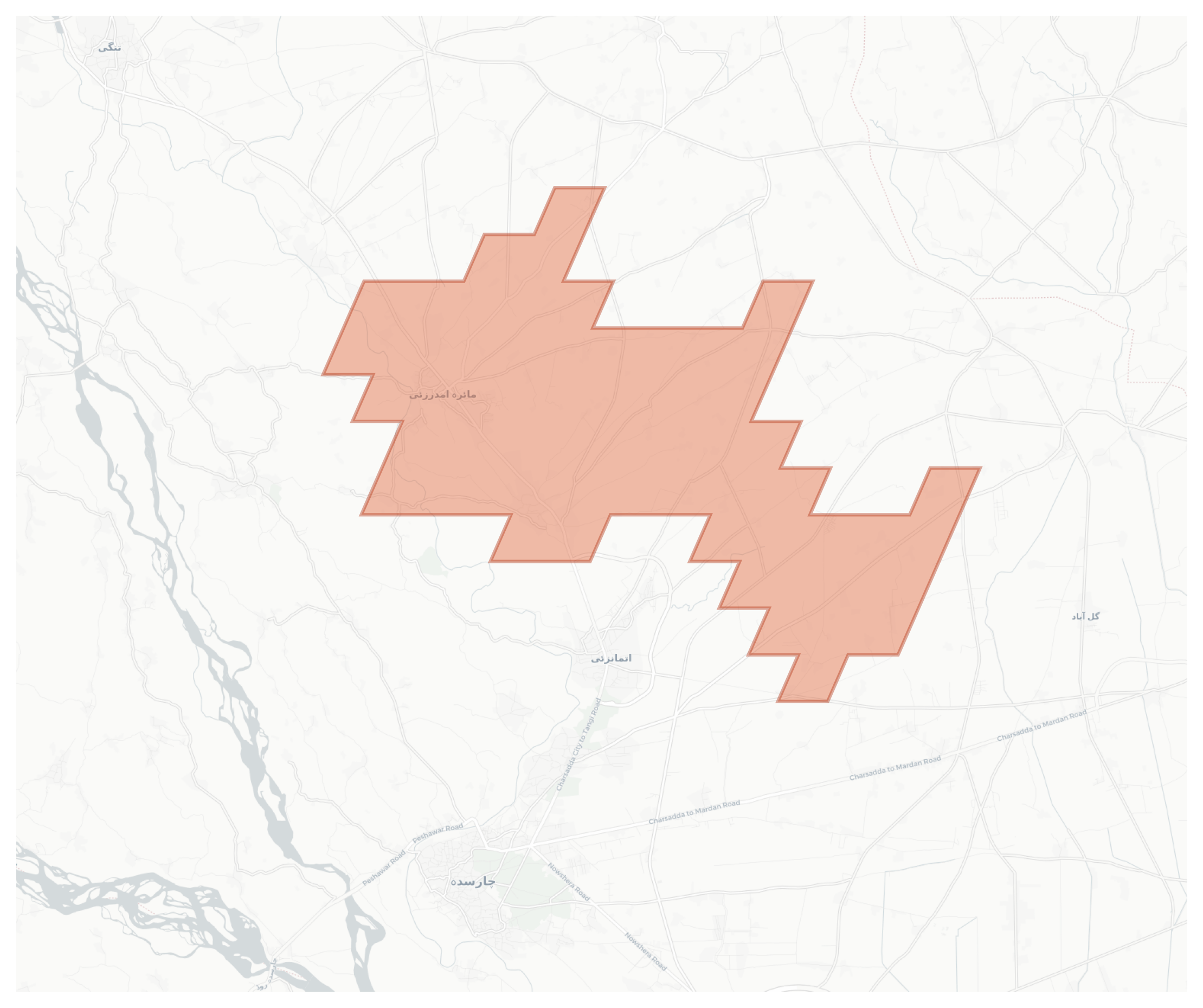 Mera Umarzai geographic map