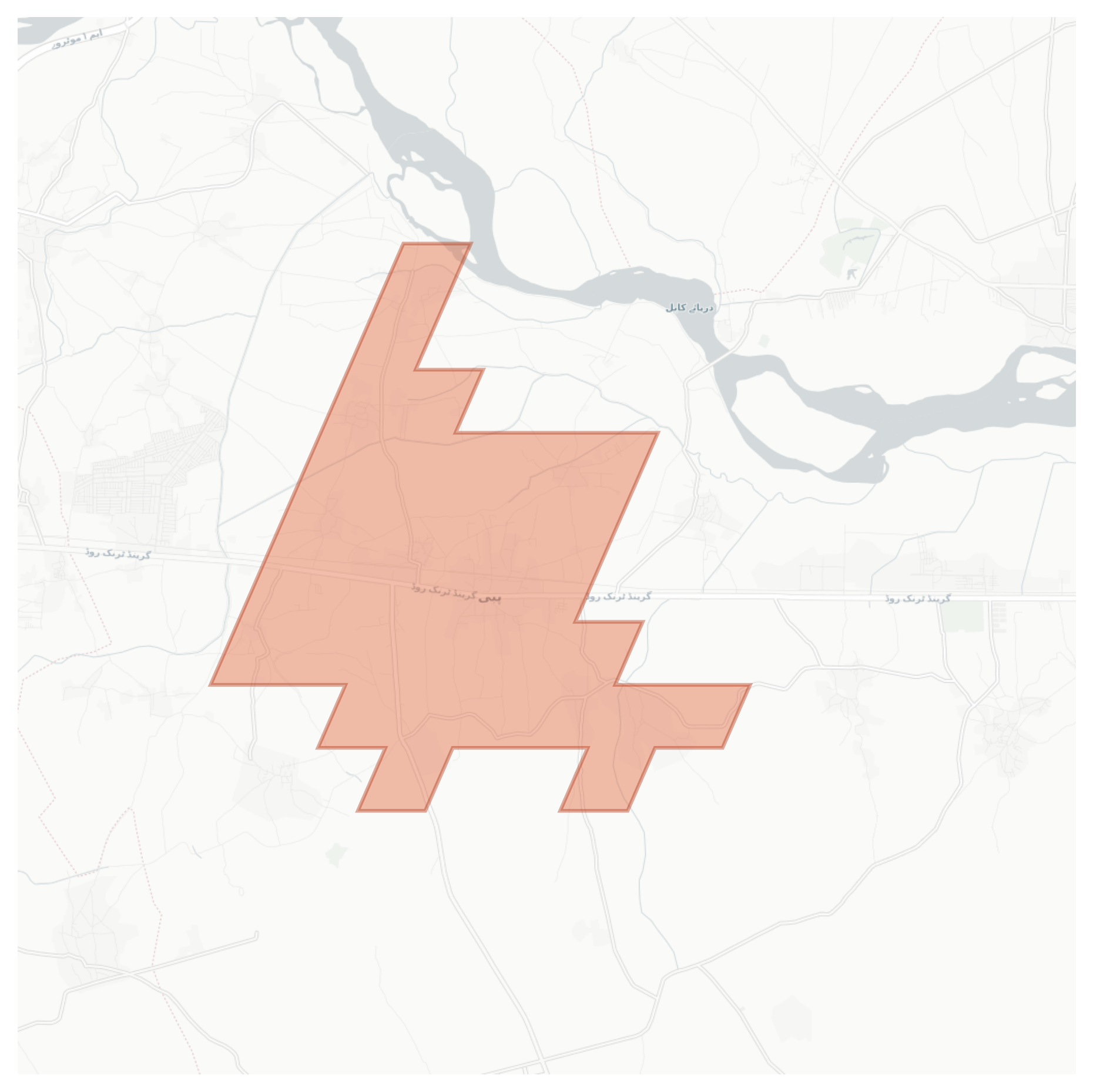 Pabbi geographic map