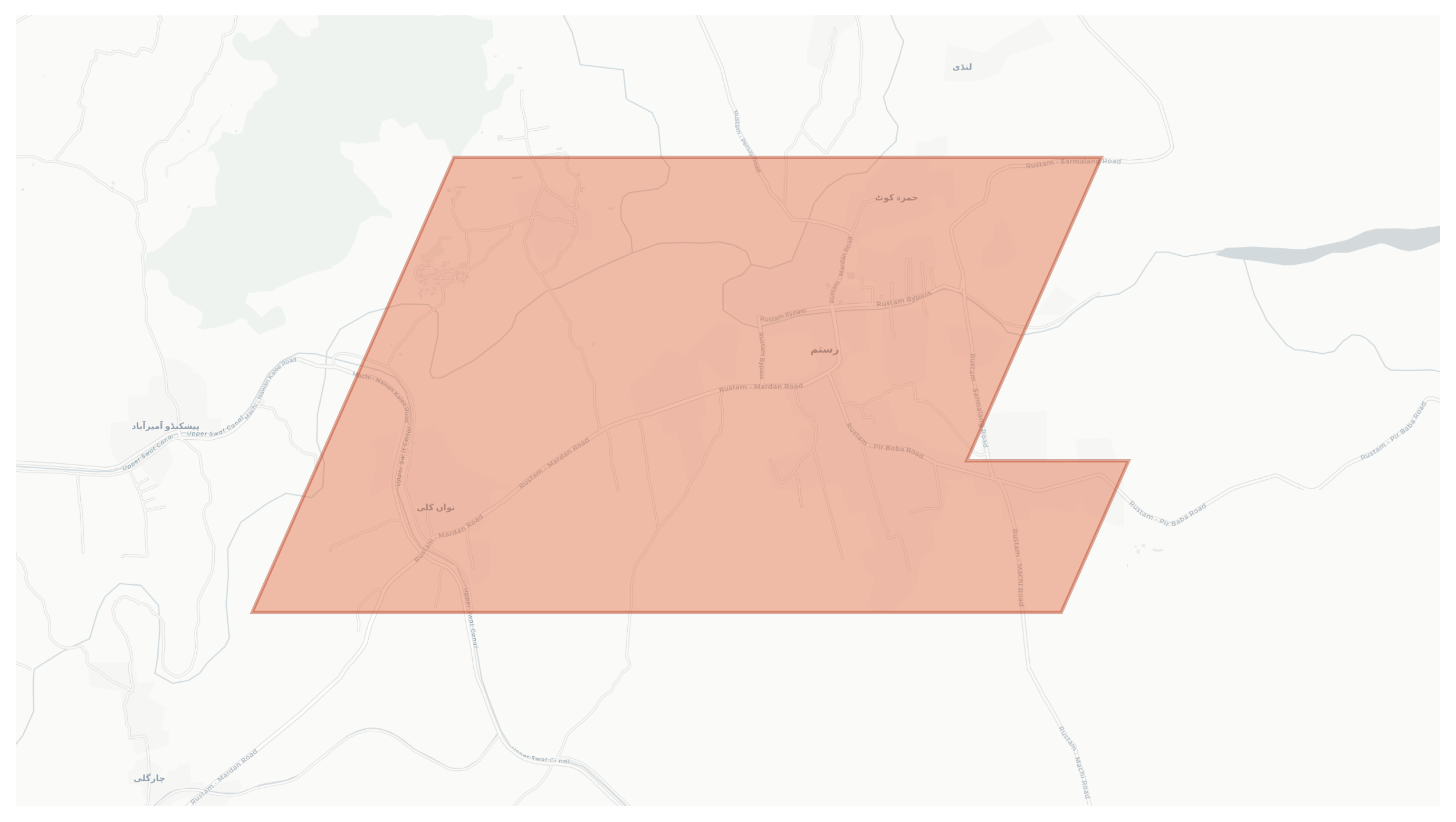 Rustam geographic map
