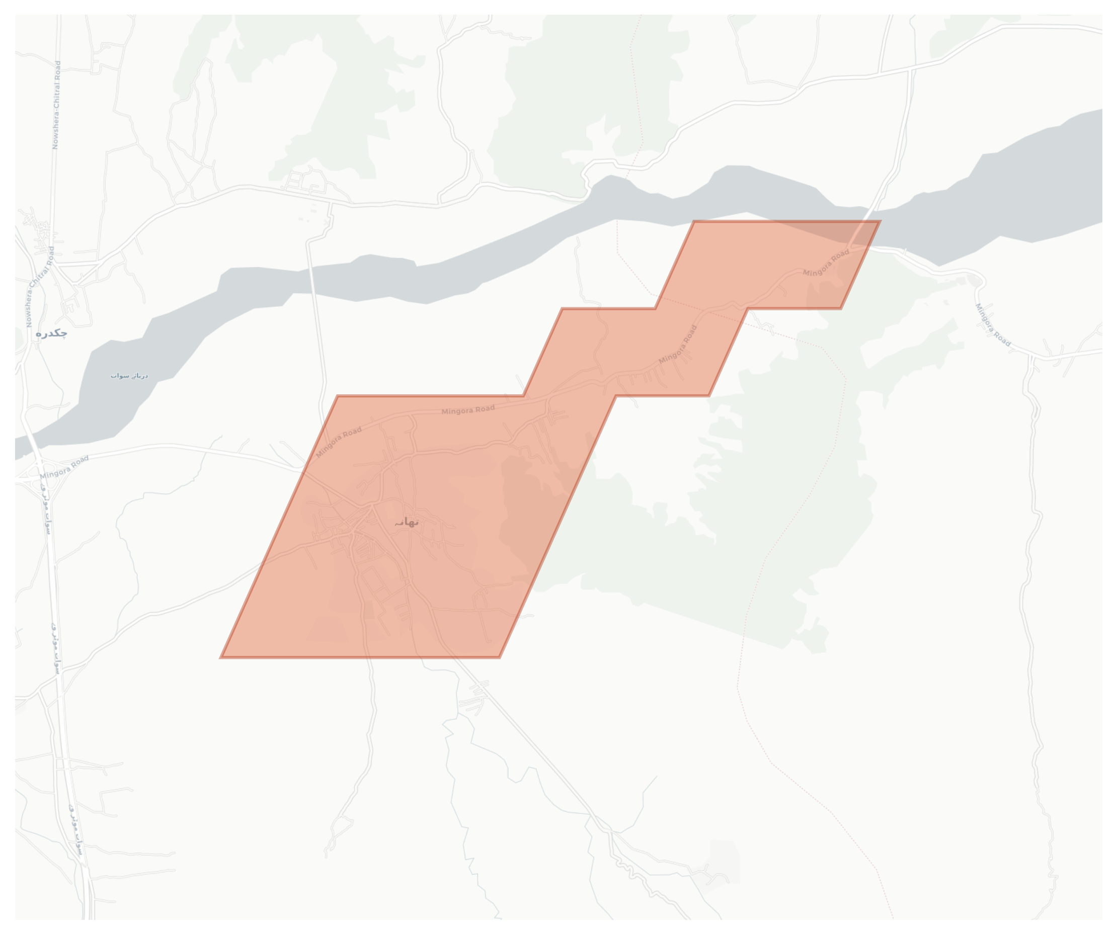 Thana geographic map