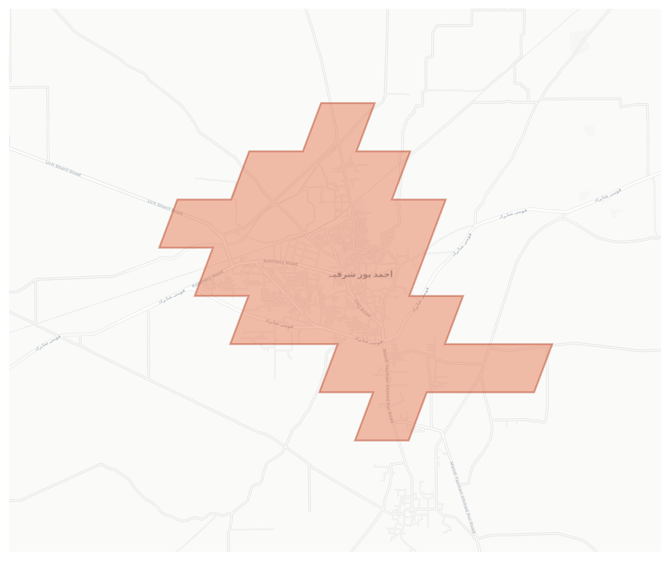 Ahmedpur East geographic map