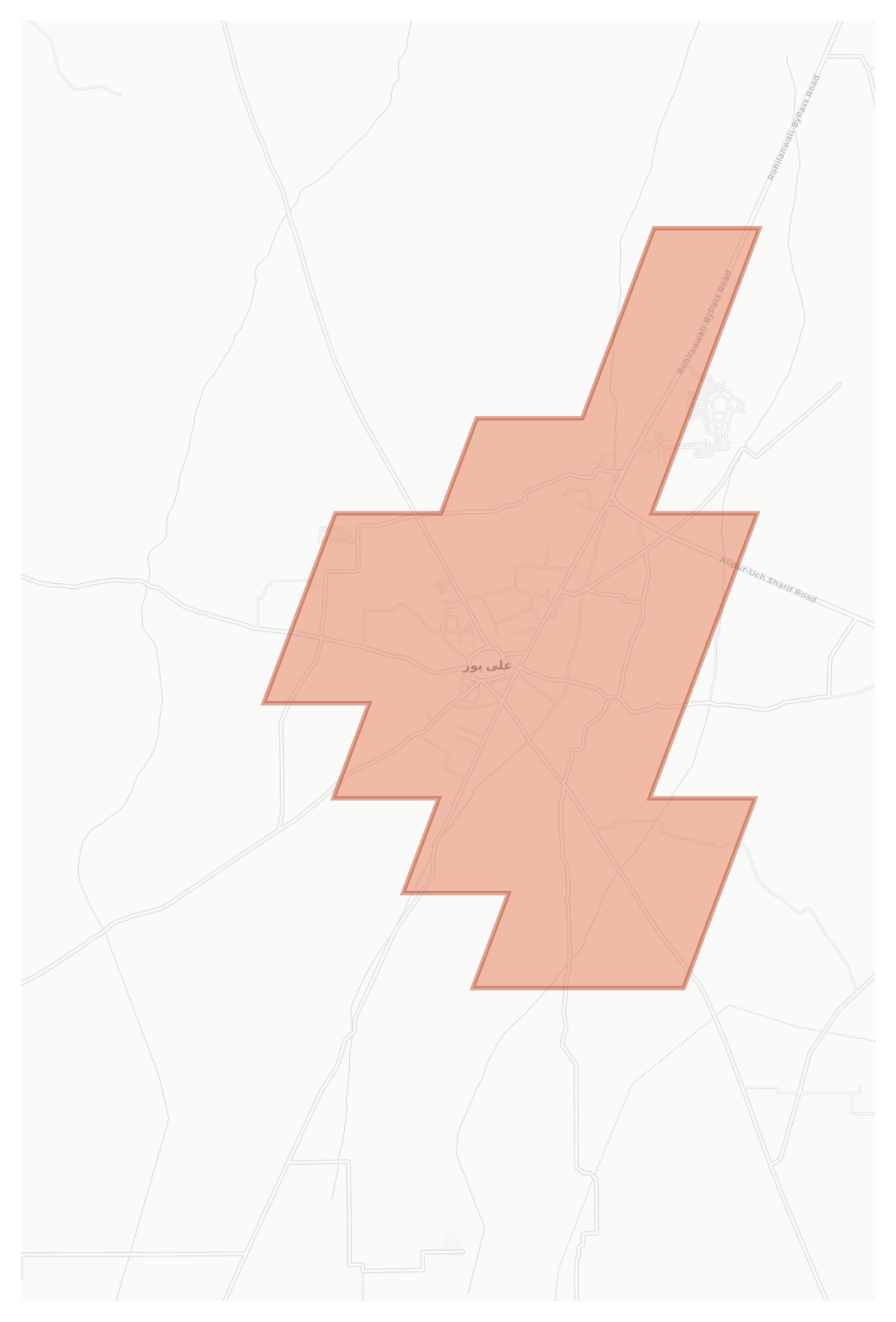 Alipur geographic map