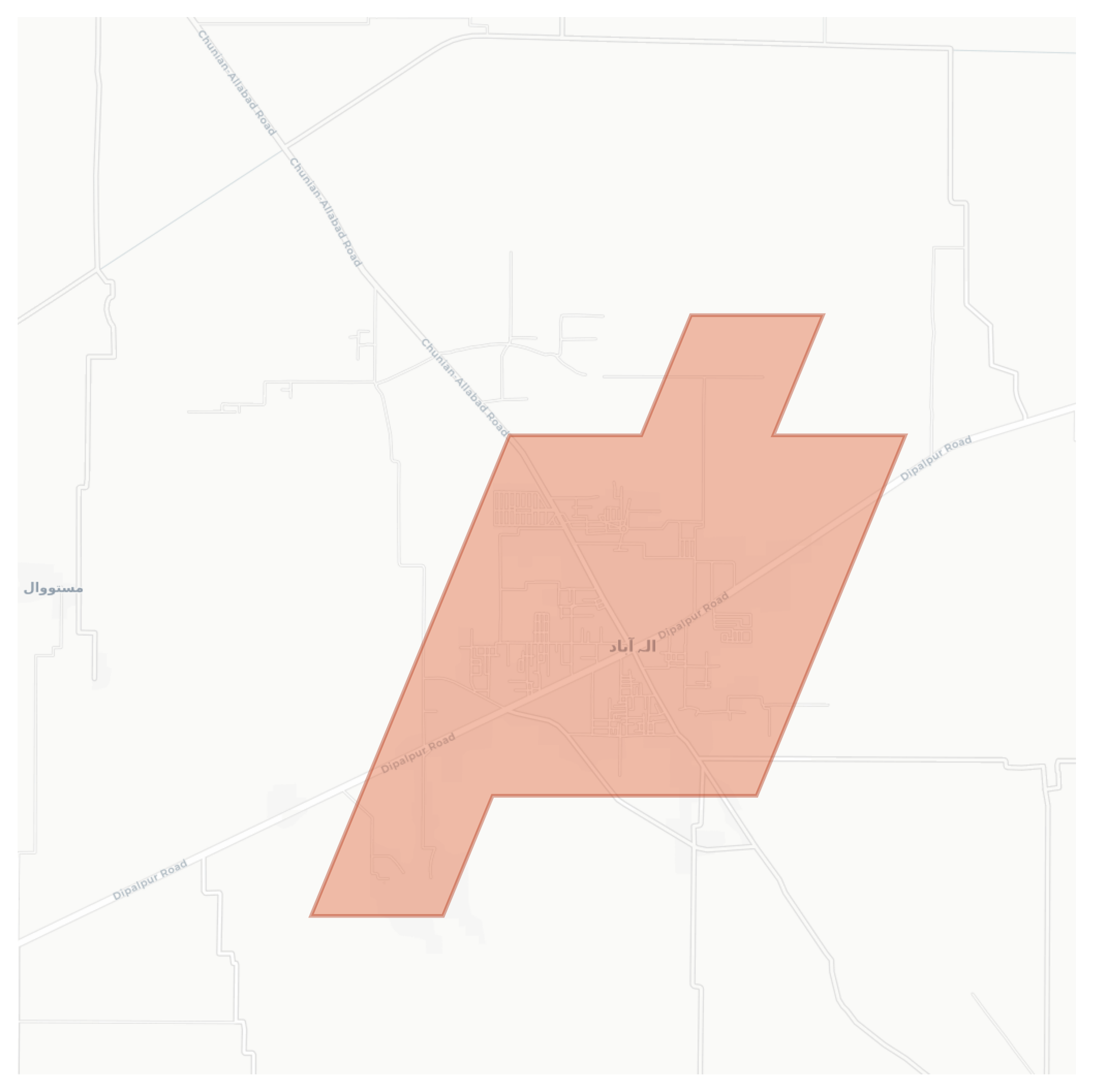 Allahabad geographic map