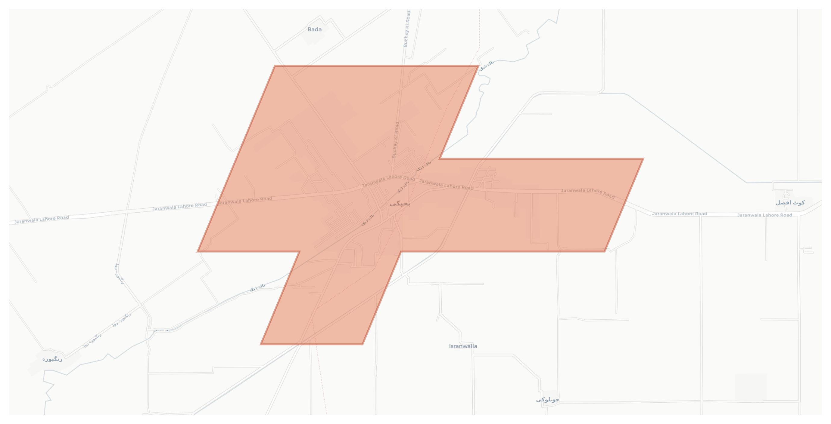 Bucheki geographic map
