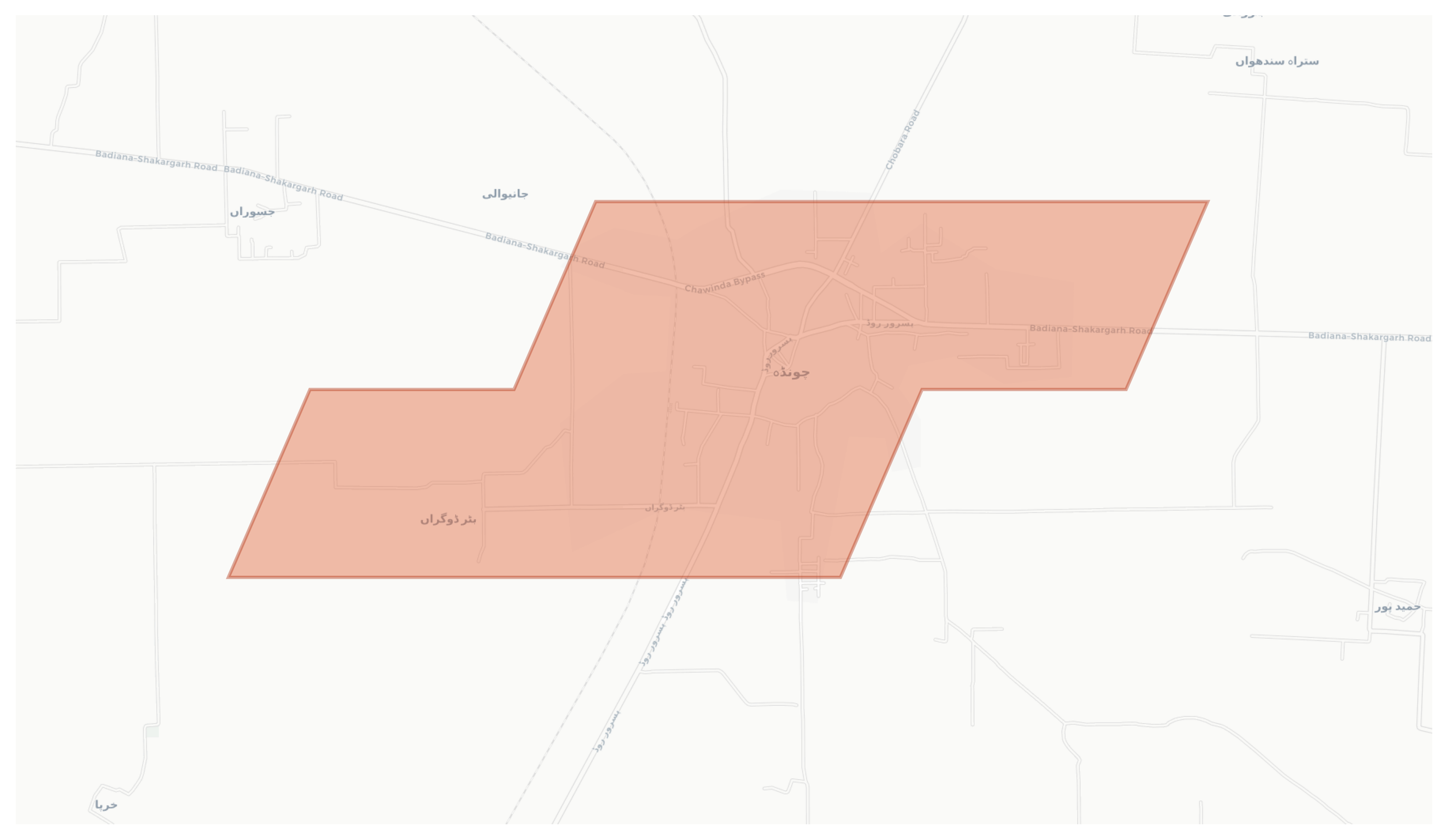 Chawinda geographic map