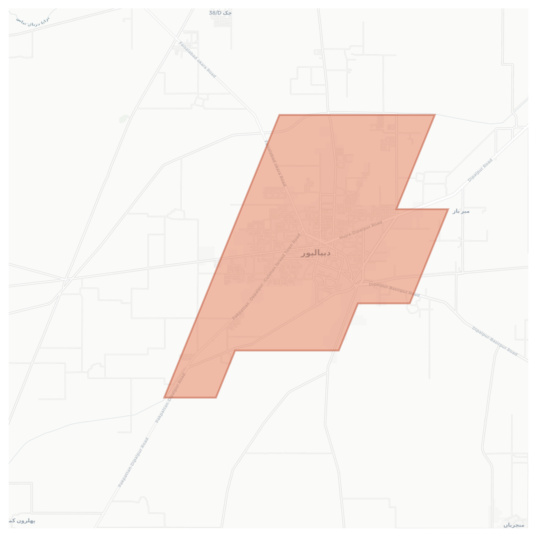 Depalpur geographic map