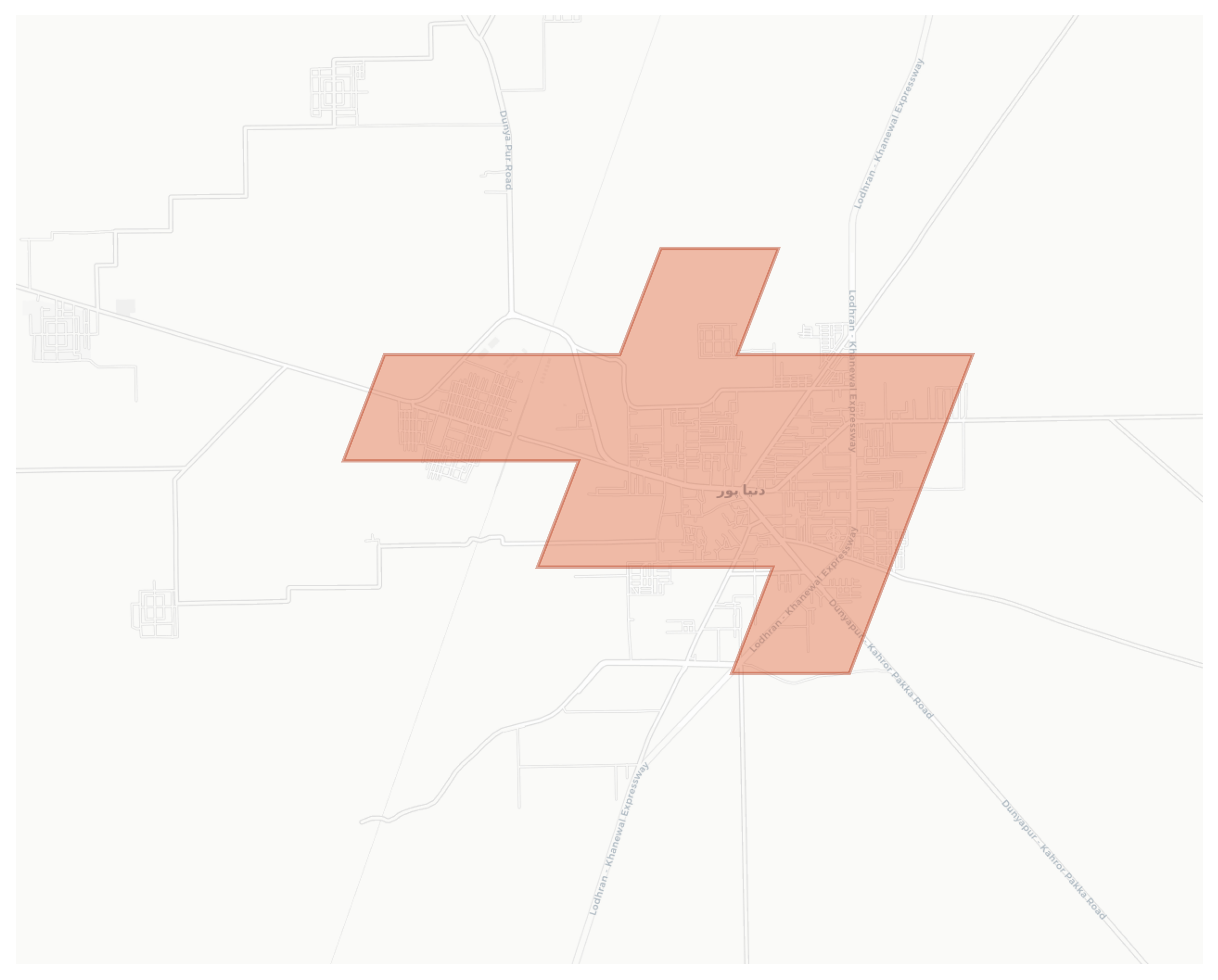 Dunyapur geographic map