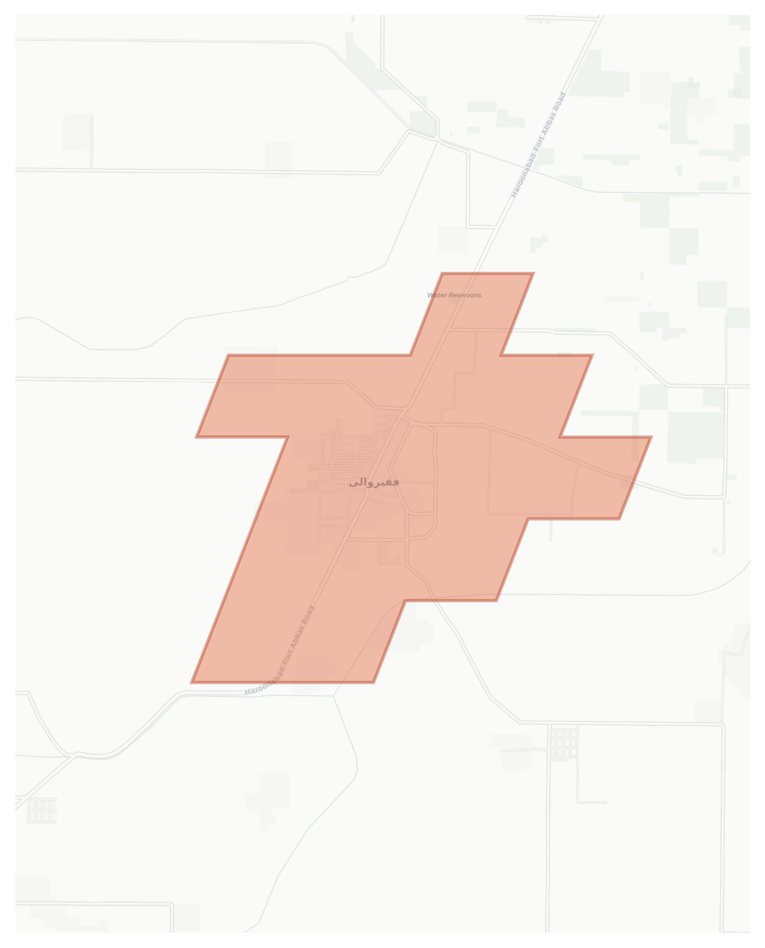 Faqirwali geographic map