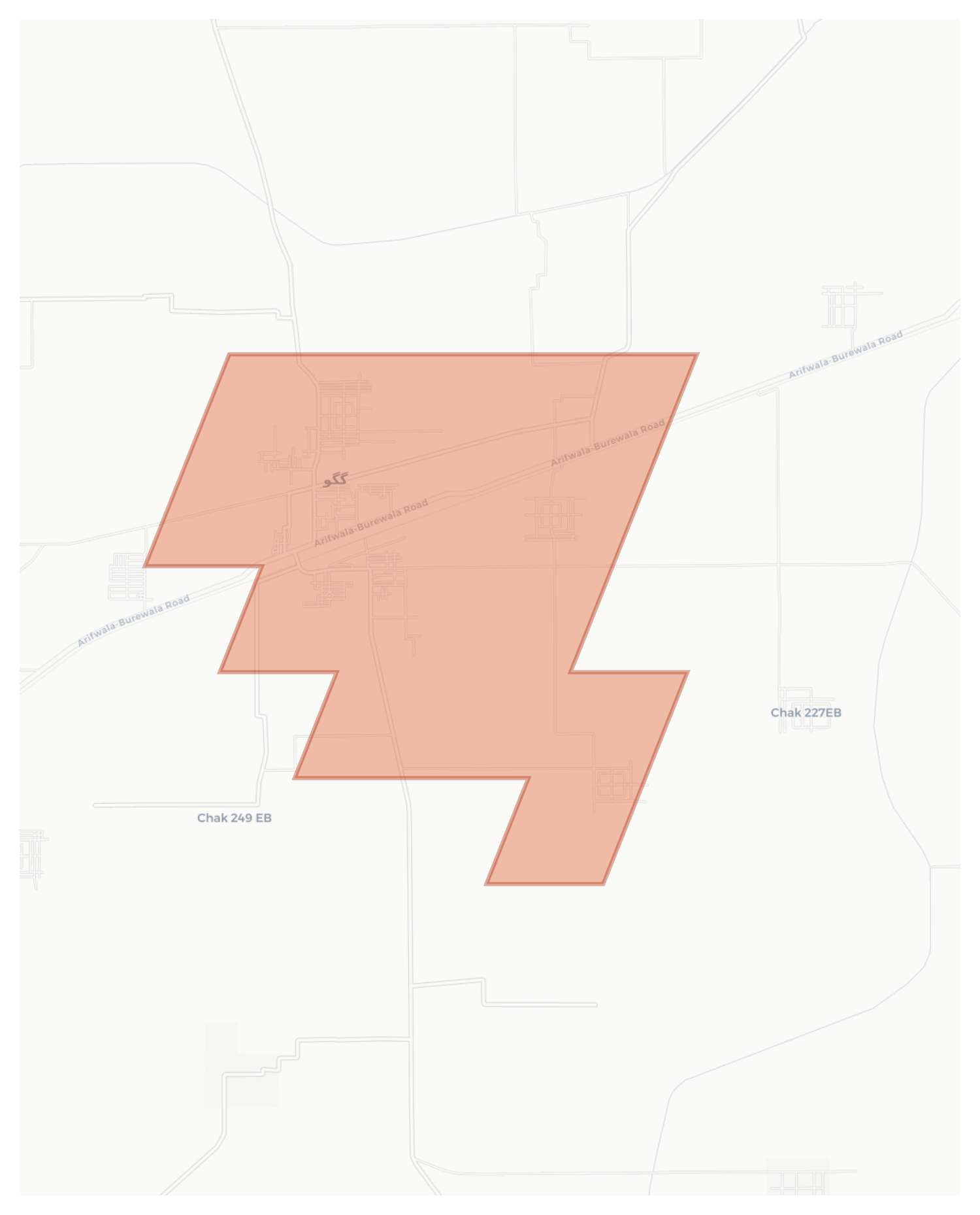 Gaggoo geographic map