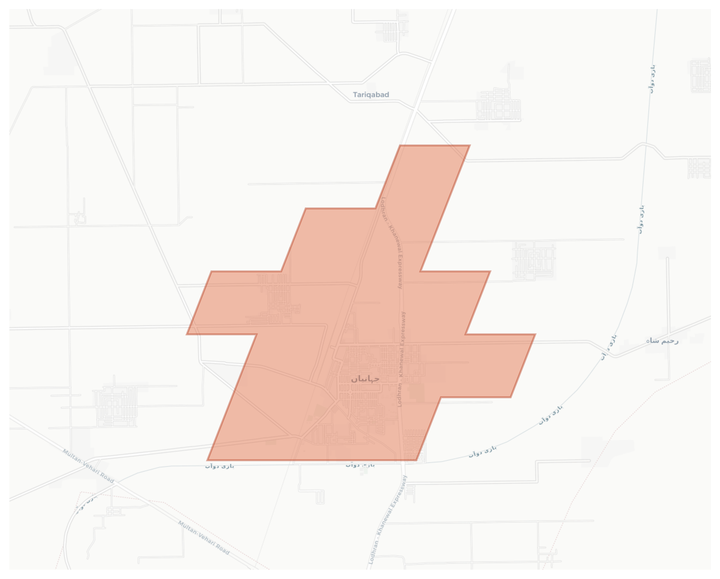 Jahanian geographic map