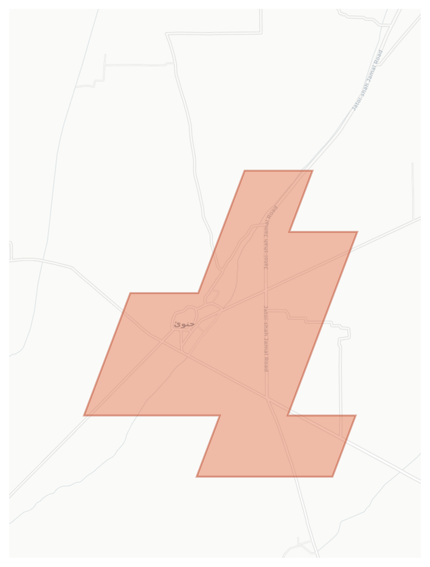 Jatoi geographic map