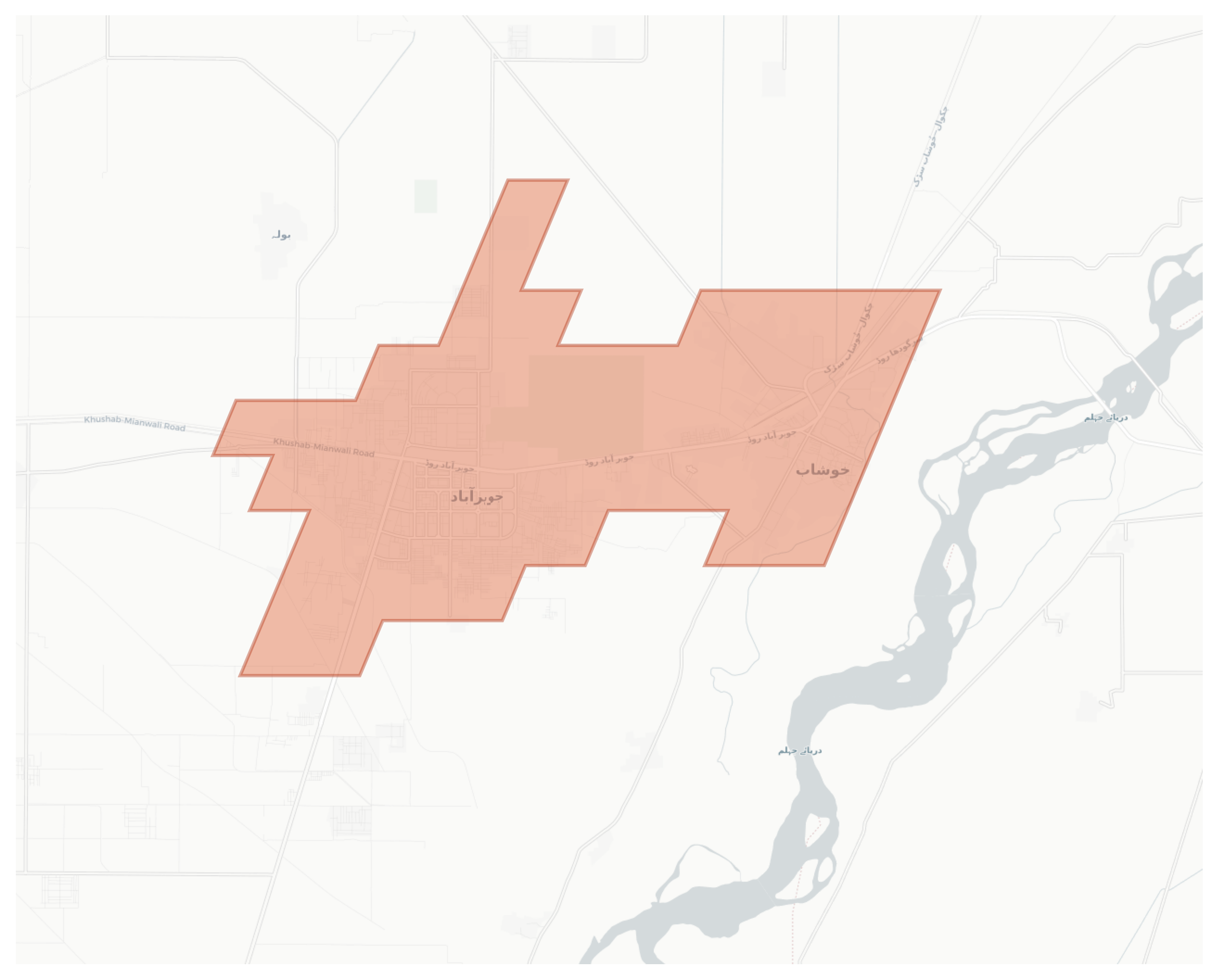 Joharabad geographic map