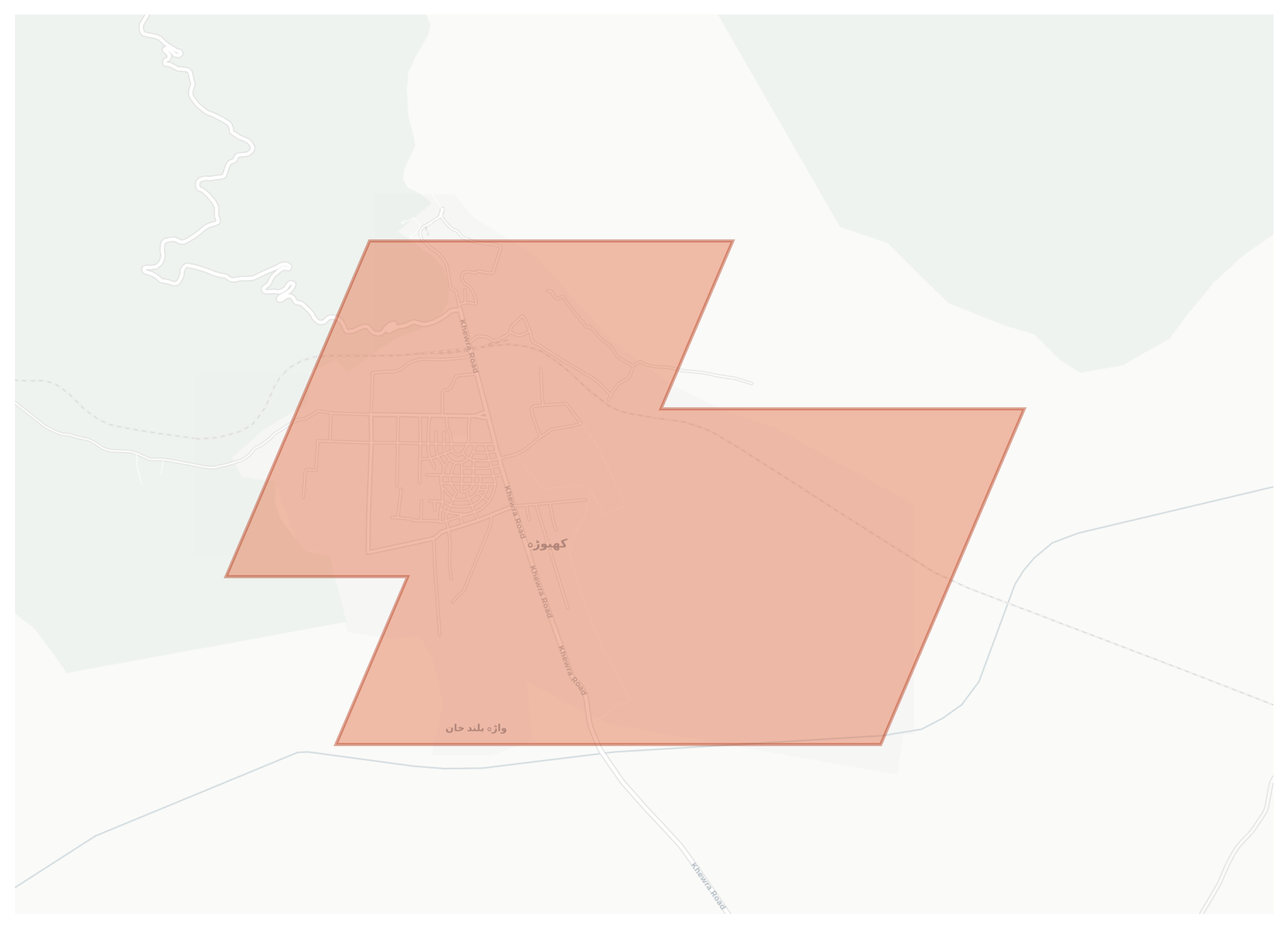 Khewra geographic map
