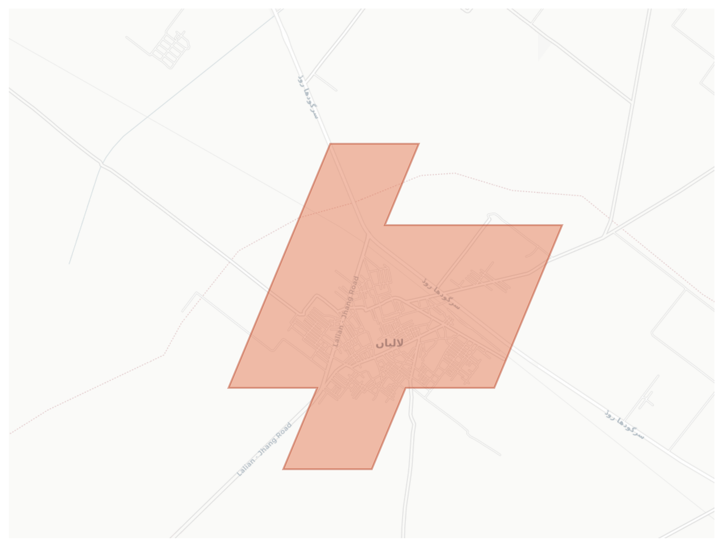 Lalian geographic map