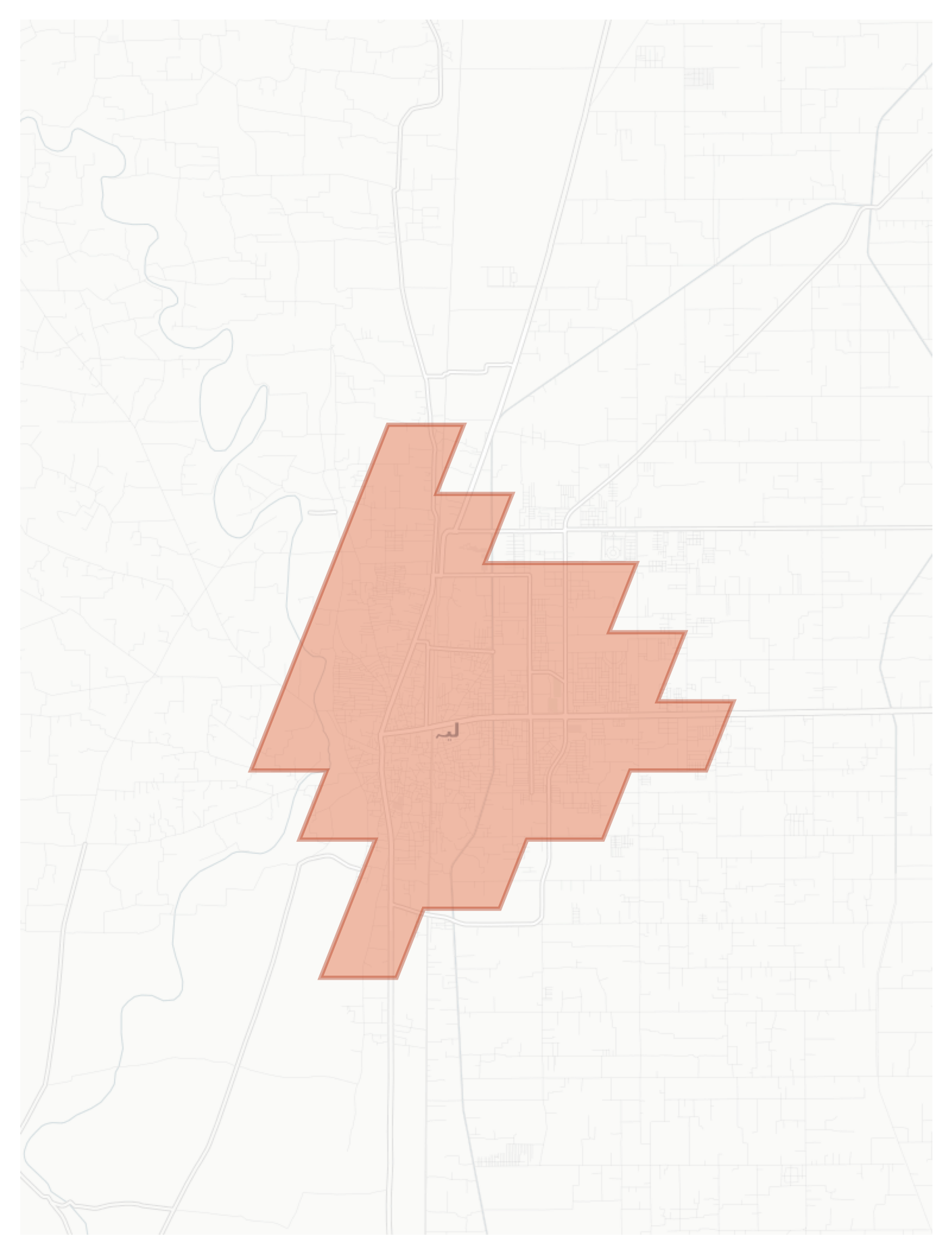 Layyah geographic map