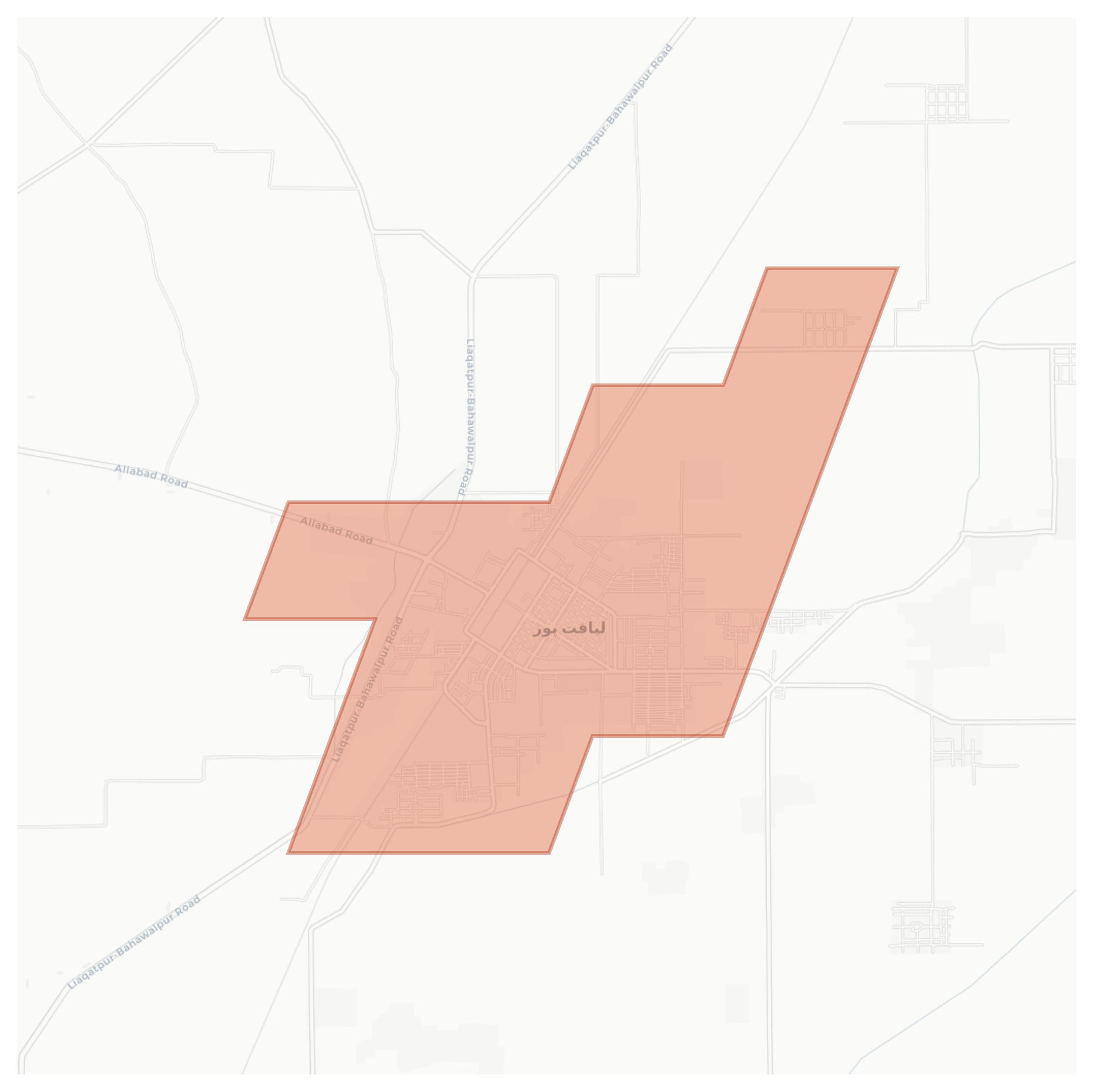 Liaquatpur geographic map