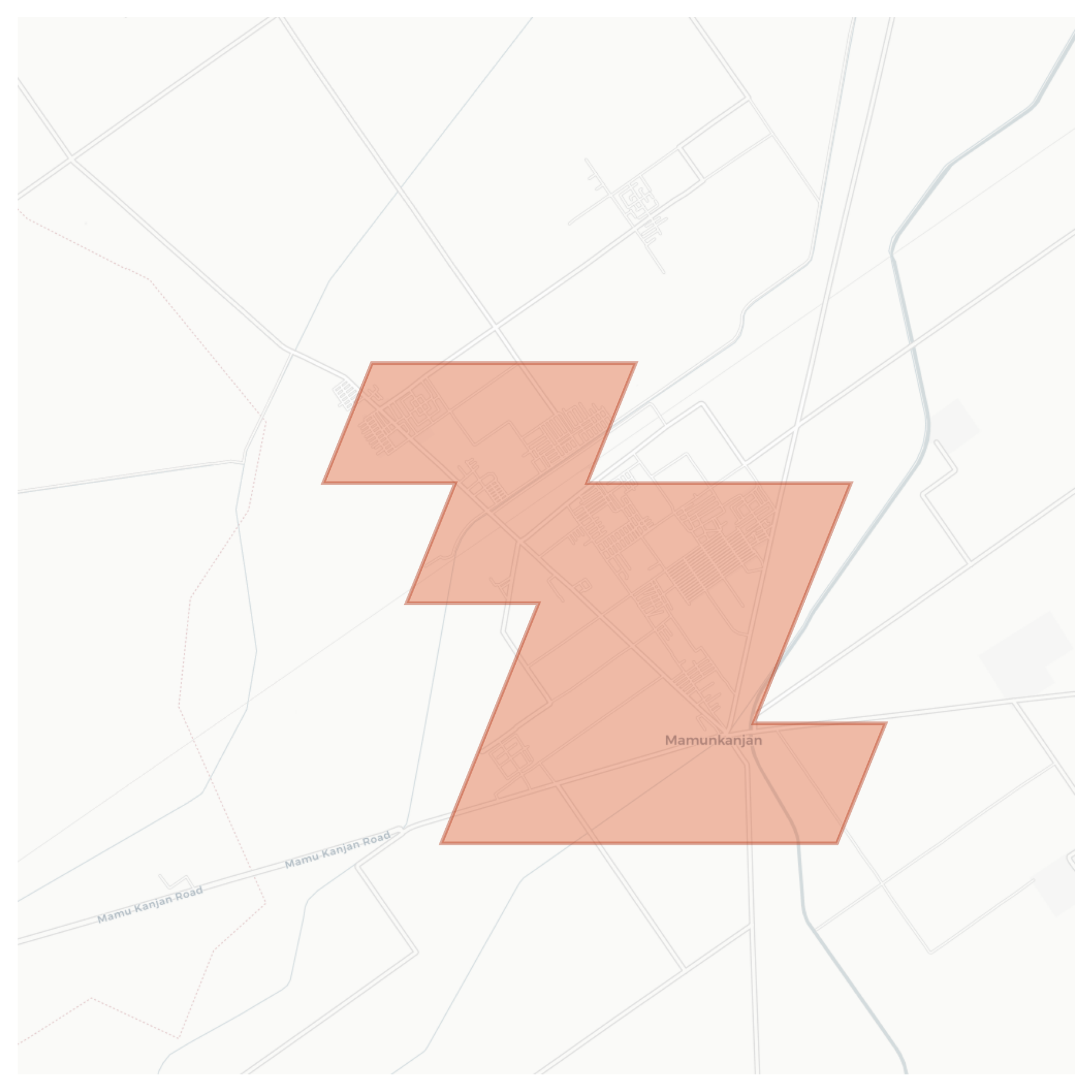 Mamunkanjan geographic map