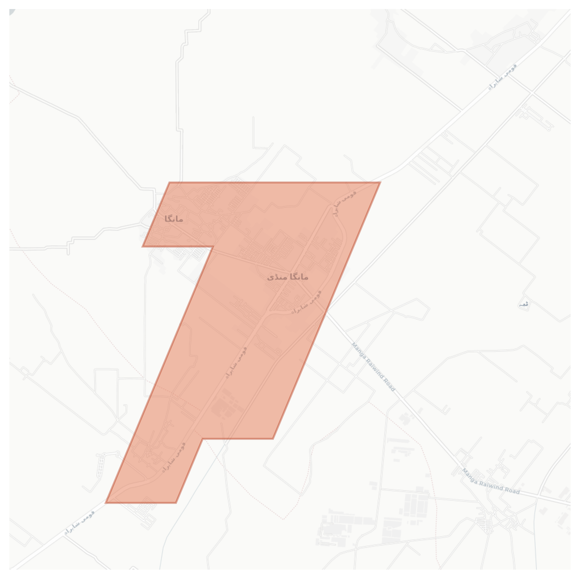 Manga geographic map