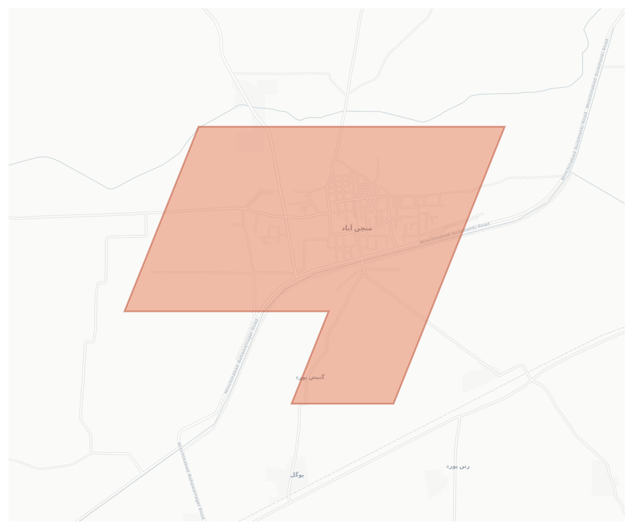 Minchinabad geographic map