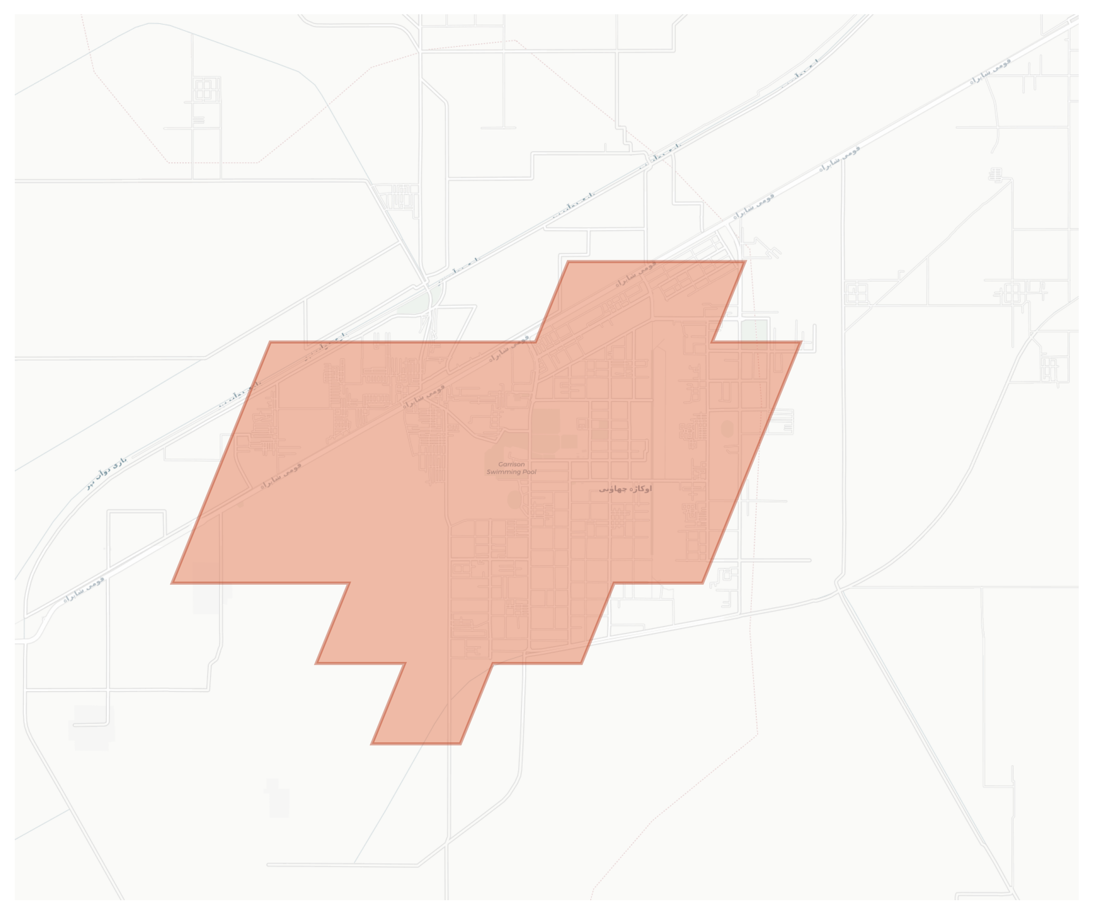 Okara Cantonment geographic map