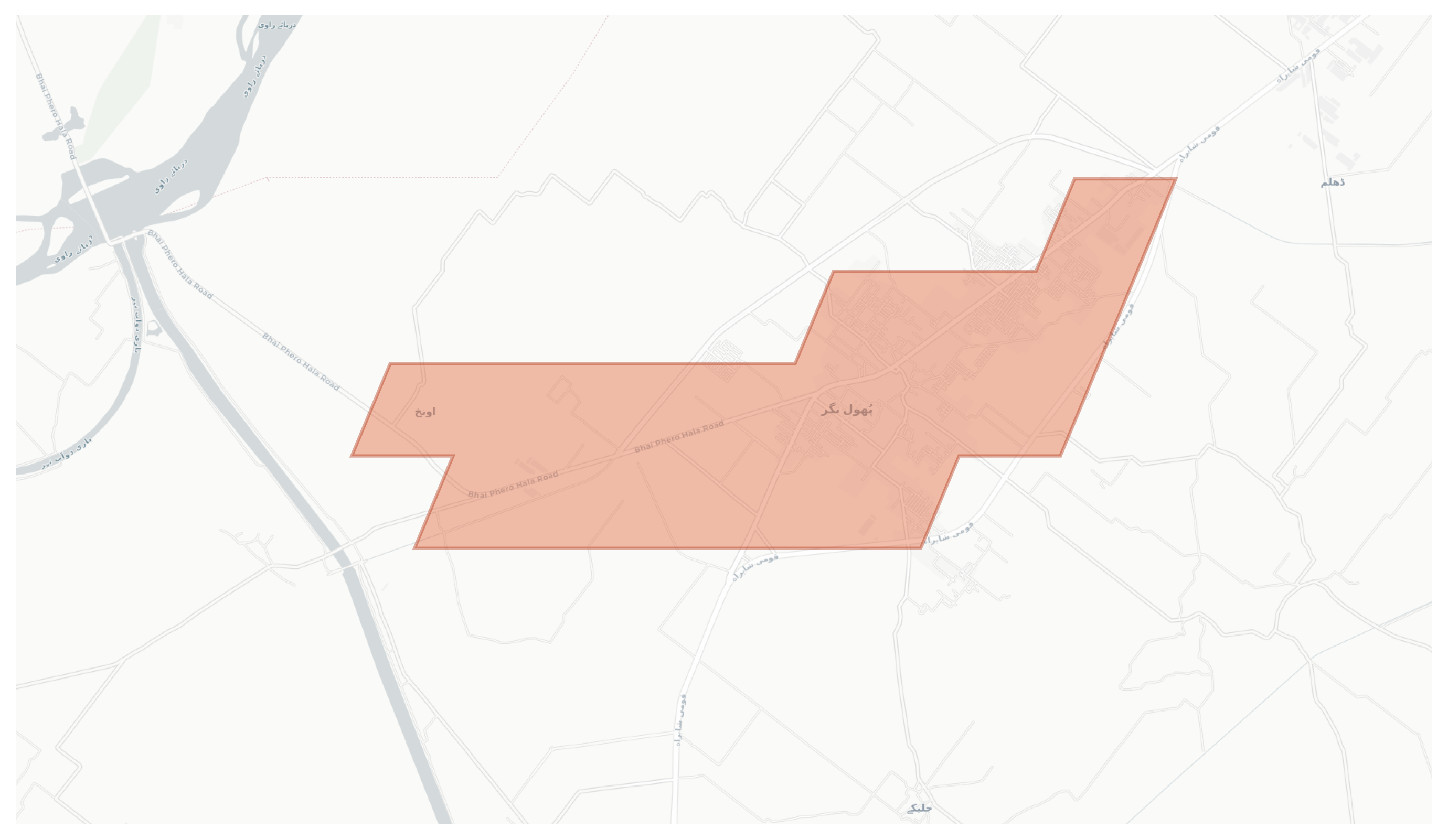 Phool Nagar geographic map
