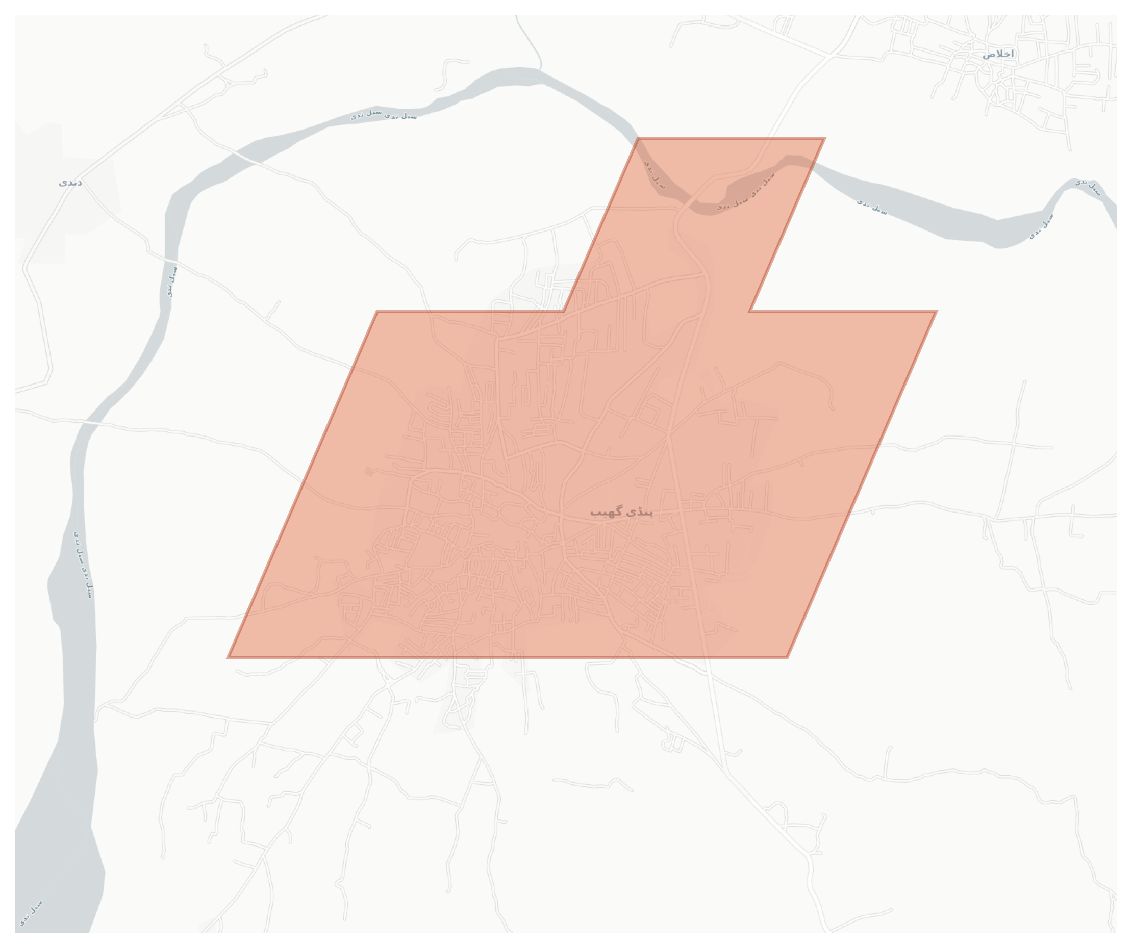 Pindi Gheb geographic map