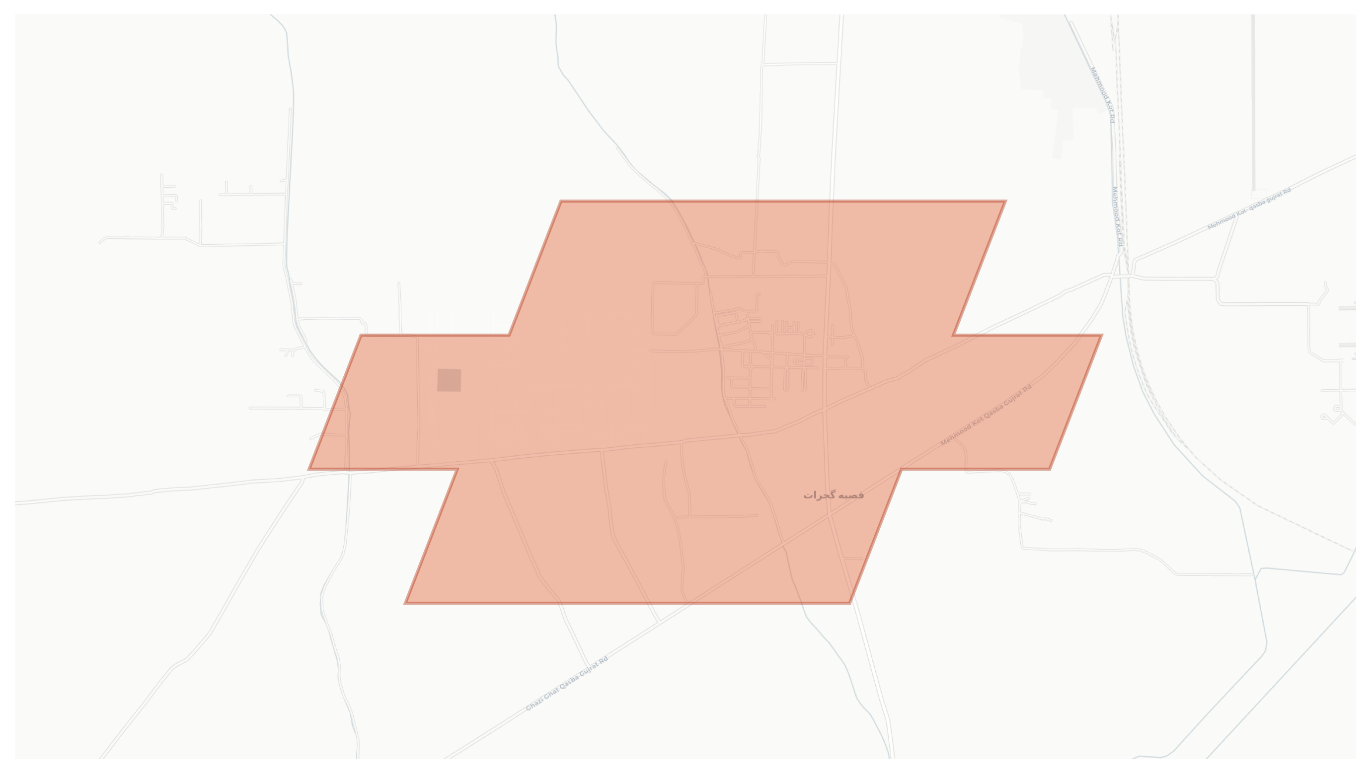 Qasba Gujrat geographic map