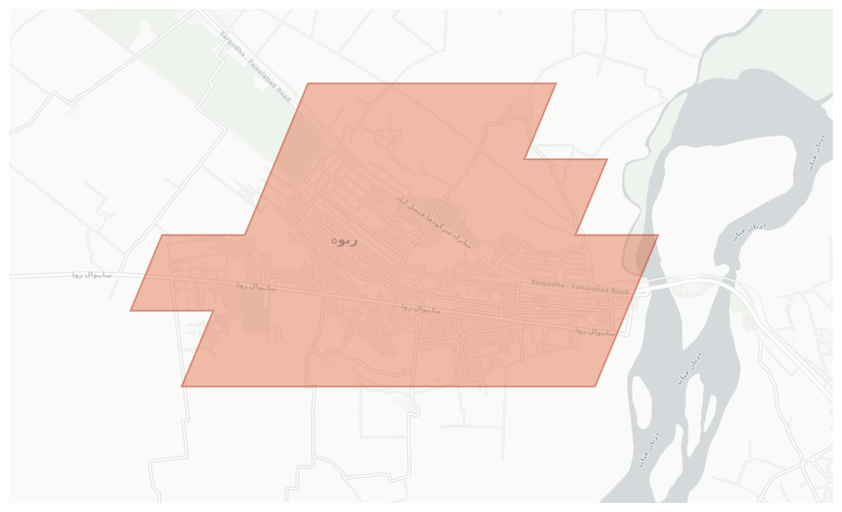 Rabwah geographic map