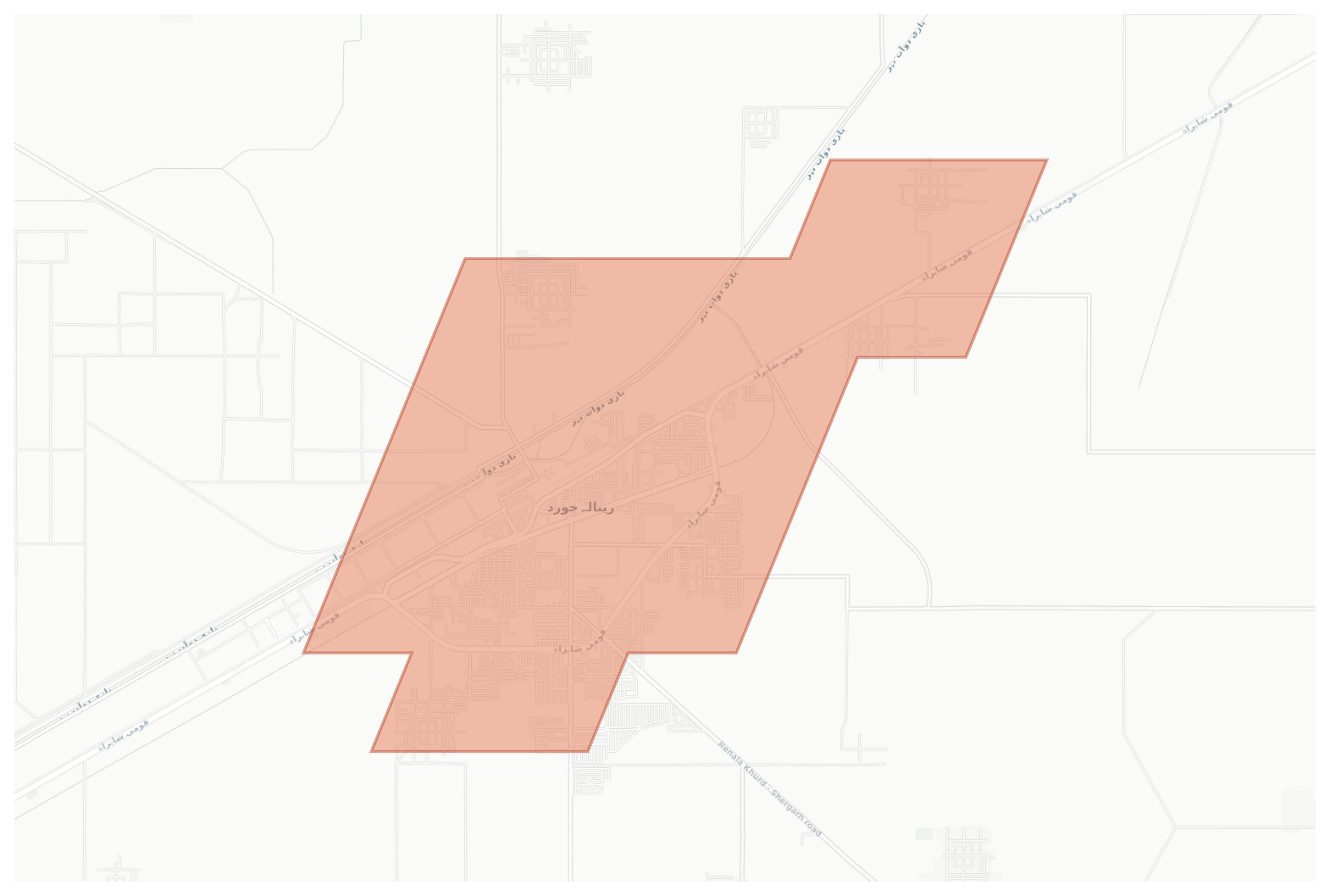 Renala Khurd geographic map