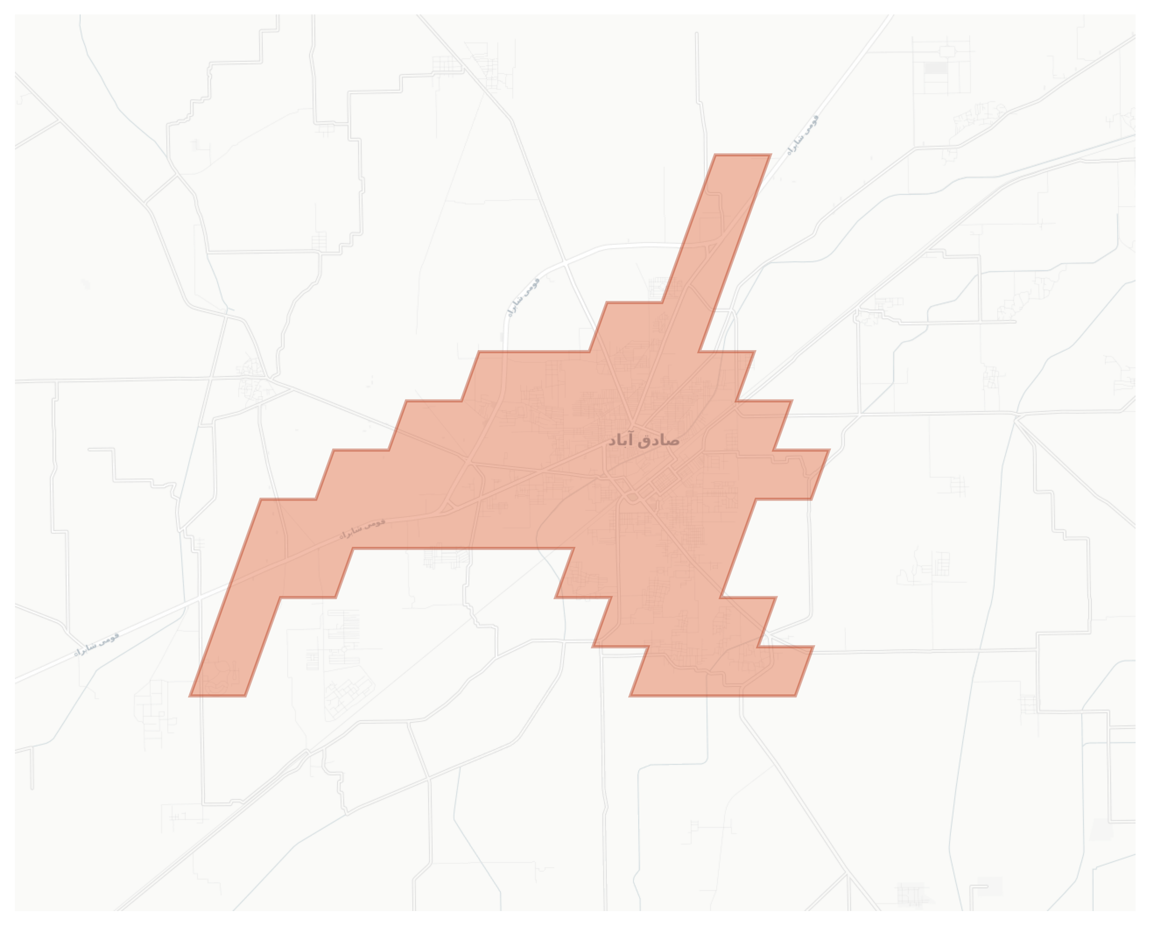 Sadiqabad geographic map
