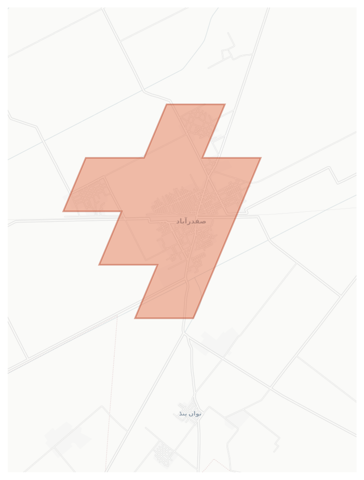 Safdarabad geographic map