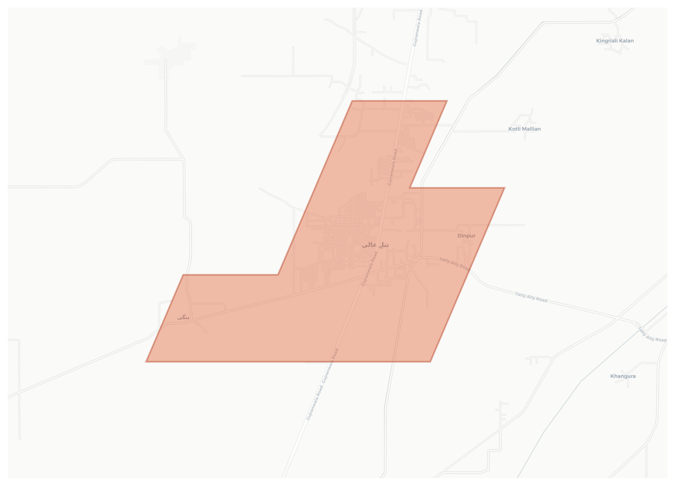 Tatlay Aali geographic map