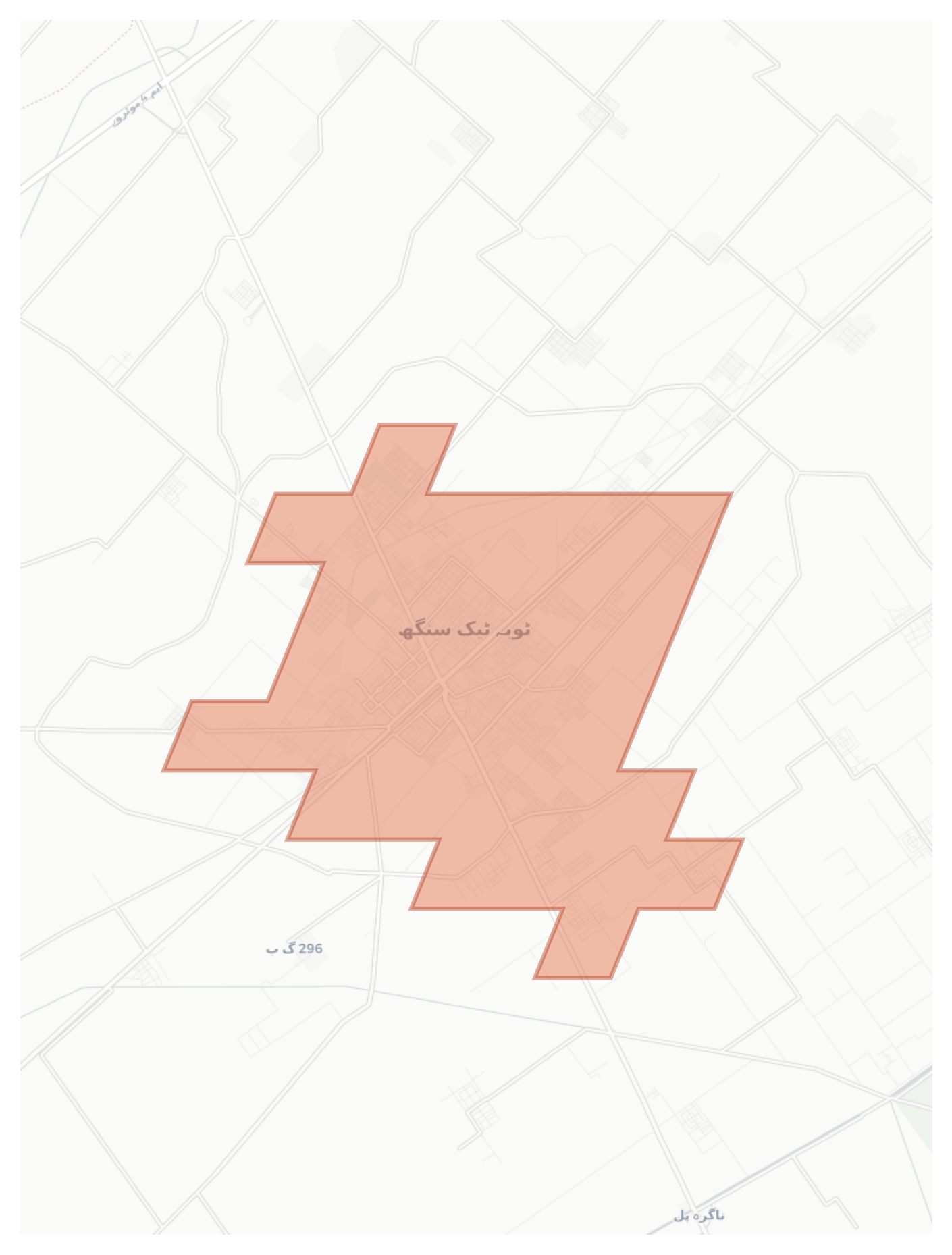 Toba Tek Singh geographic map
