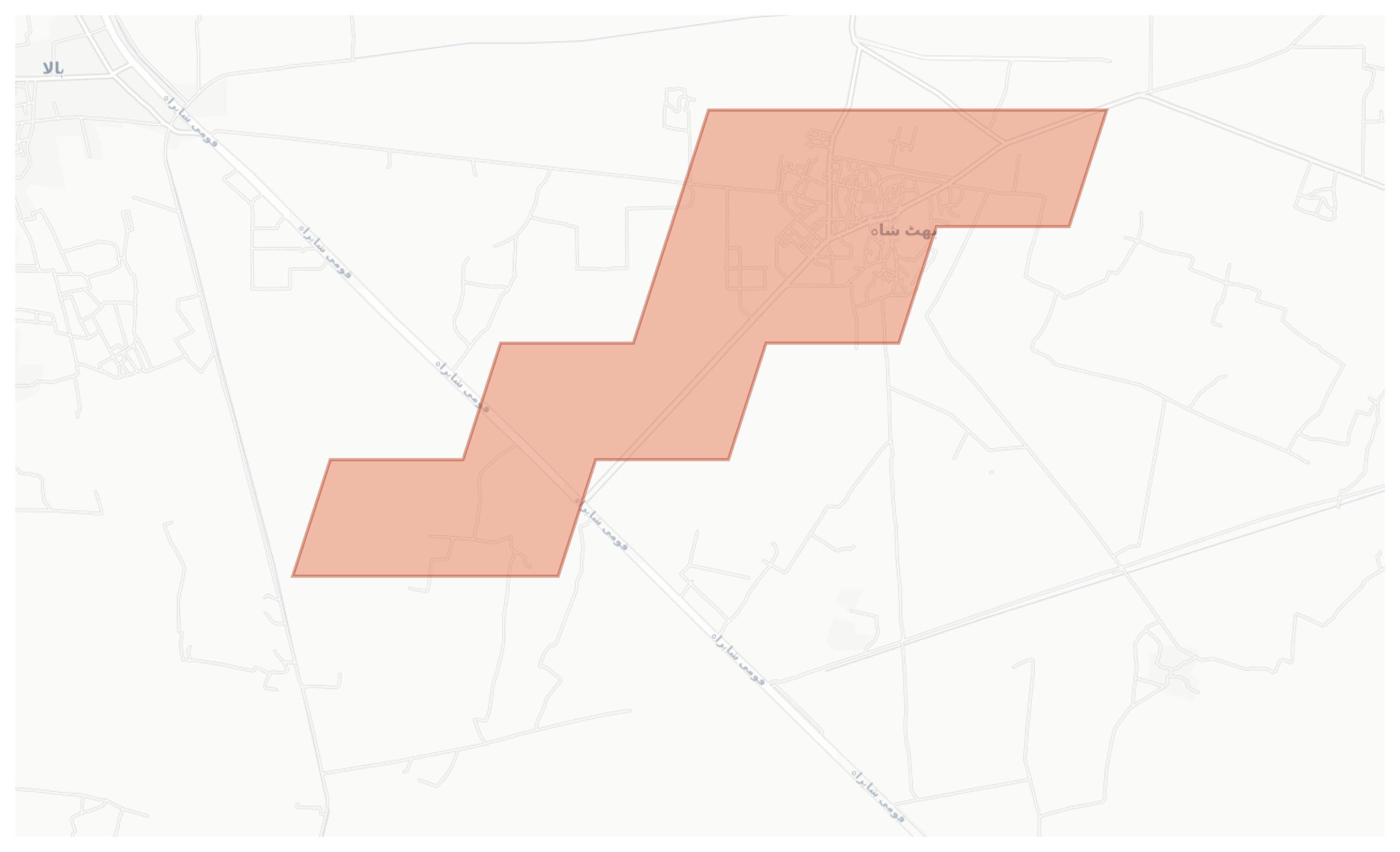 Bhit Shah geographic map