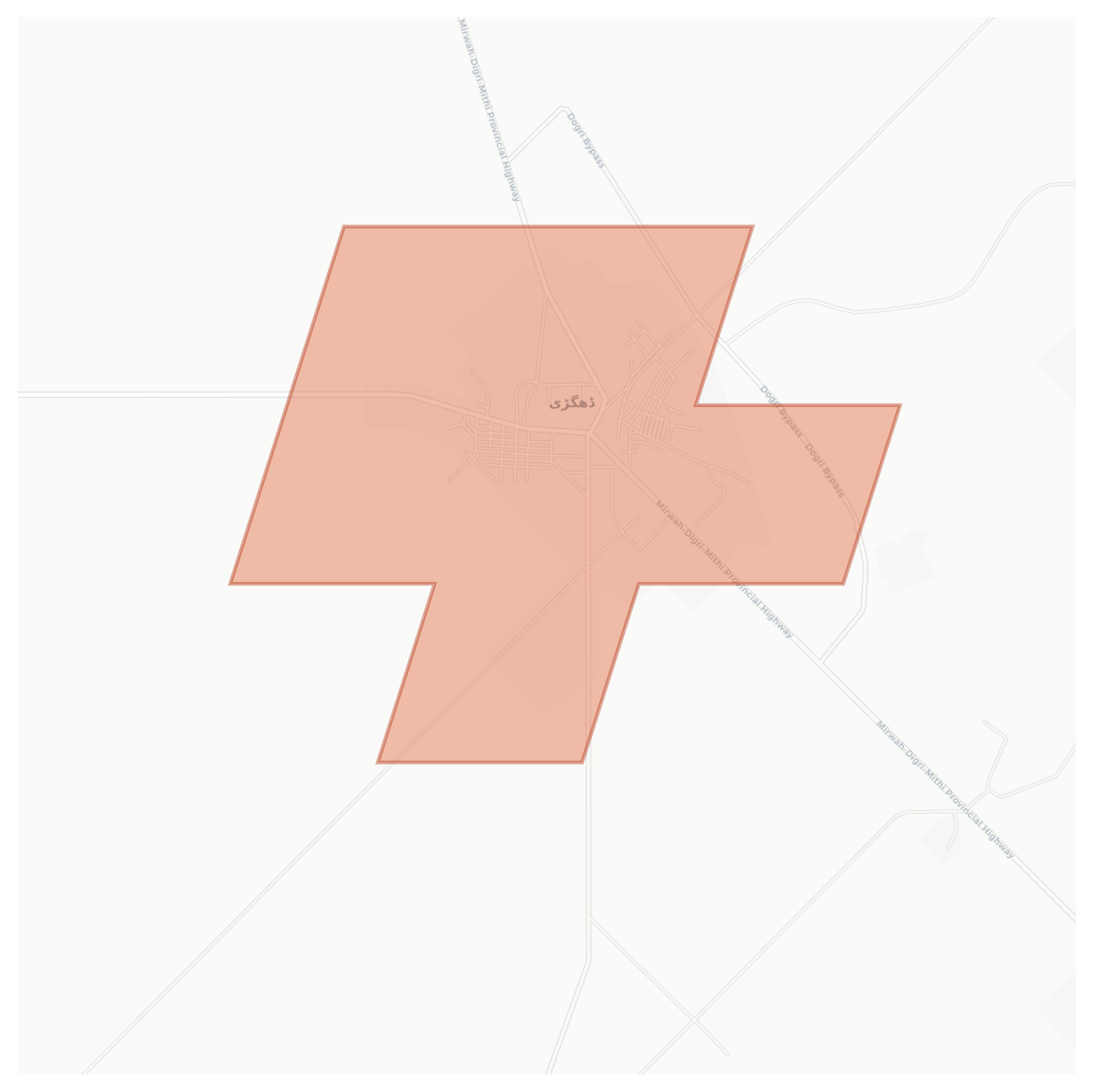 Digri geographic map