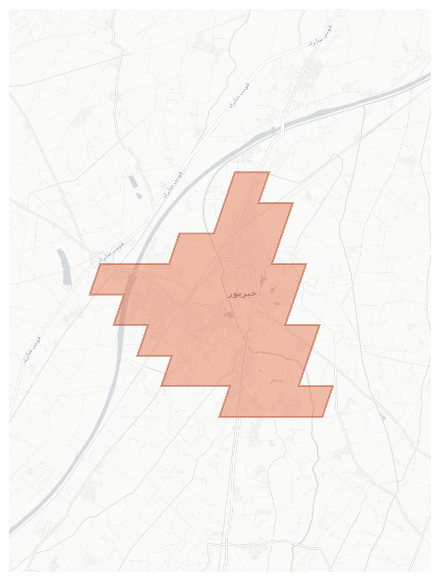 Khairpur geographic map