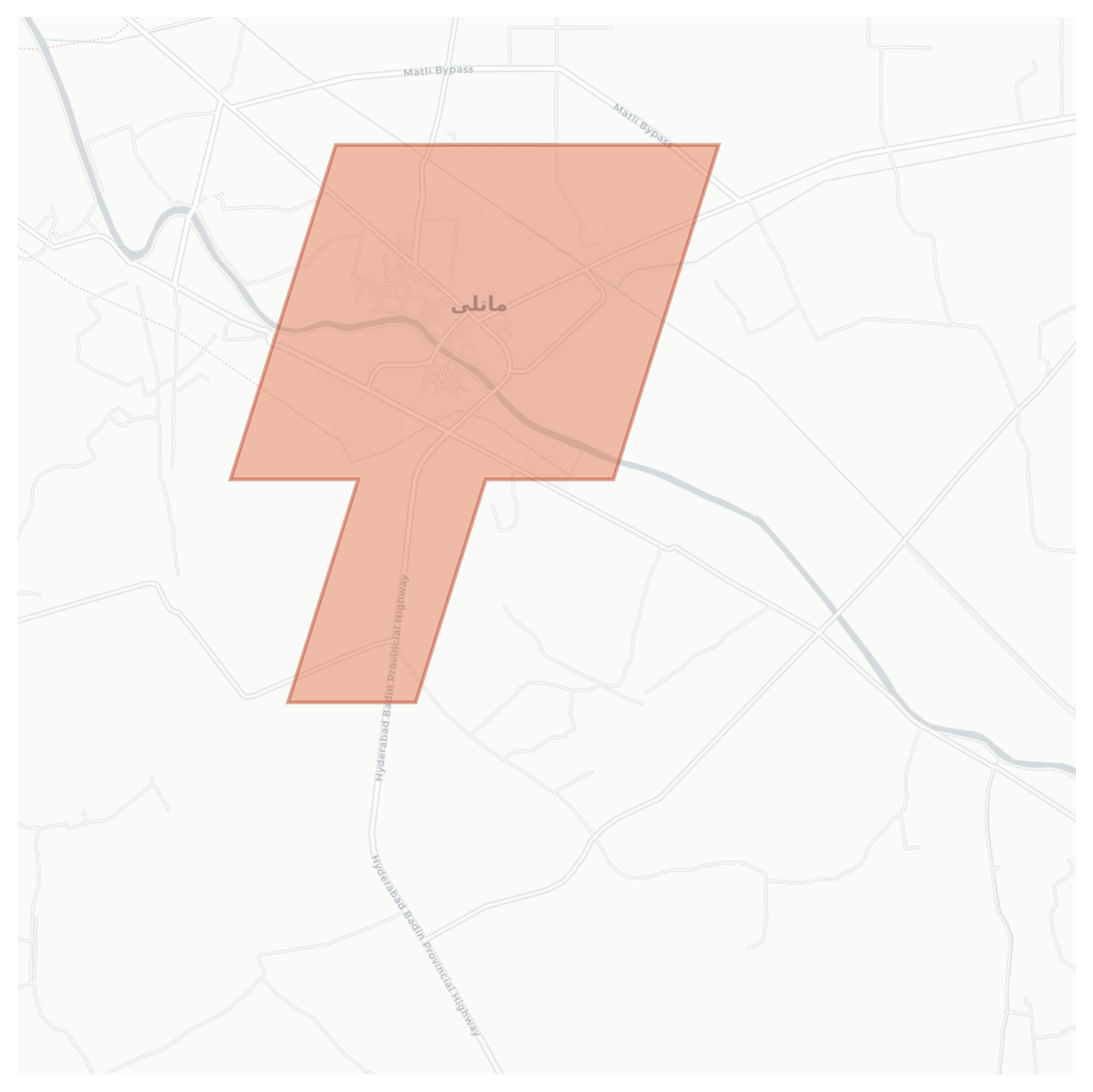 Matli geographic map