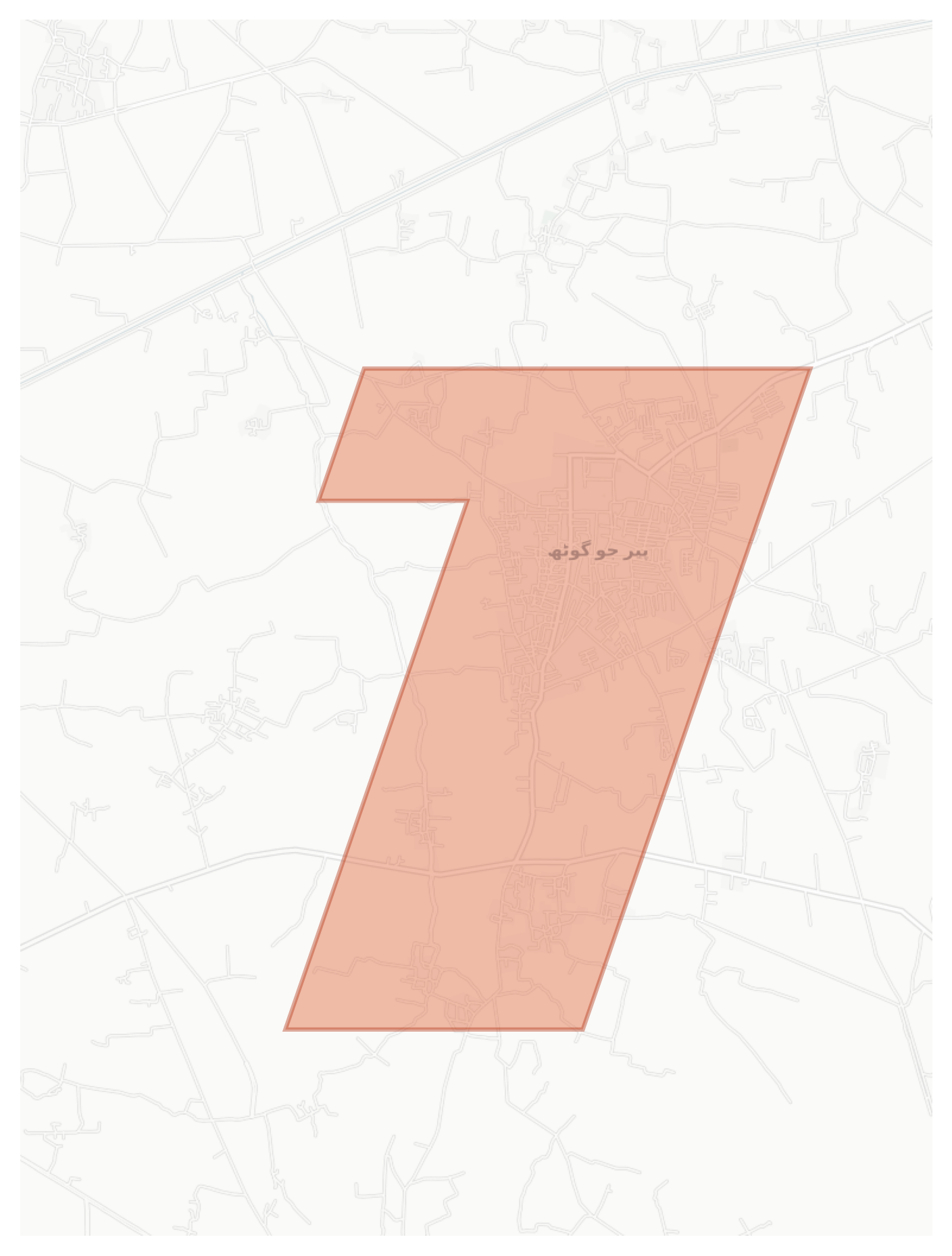 Pir jo Goth geographic map