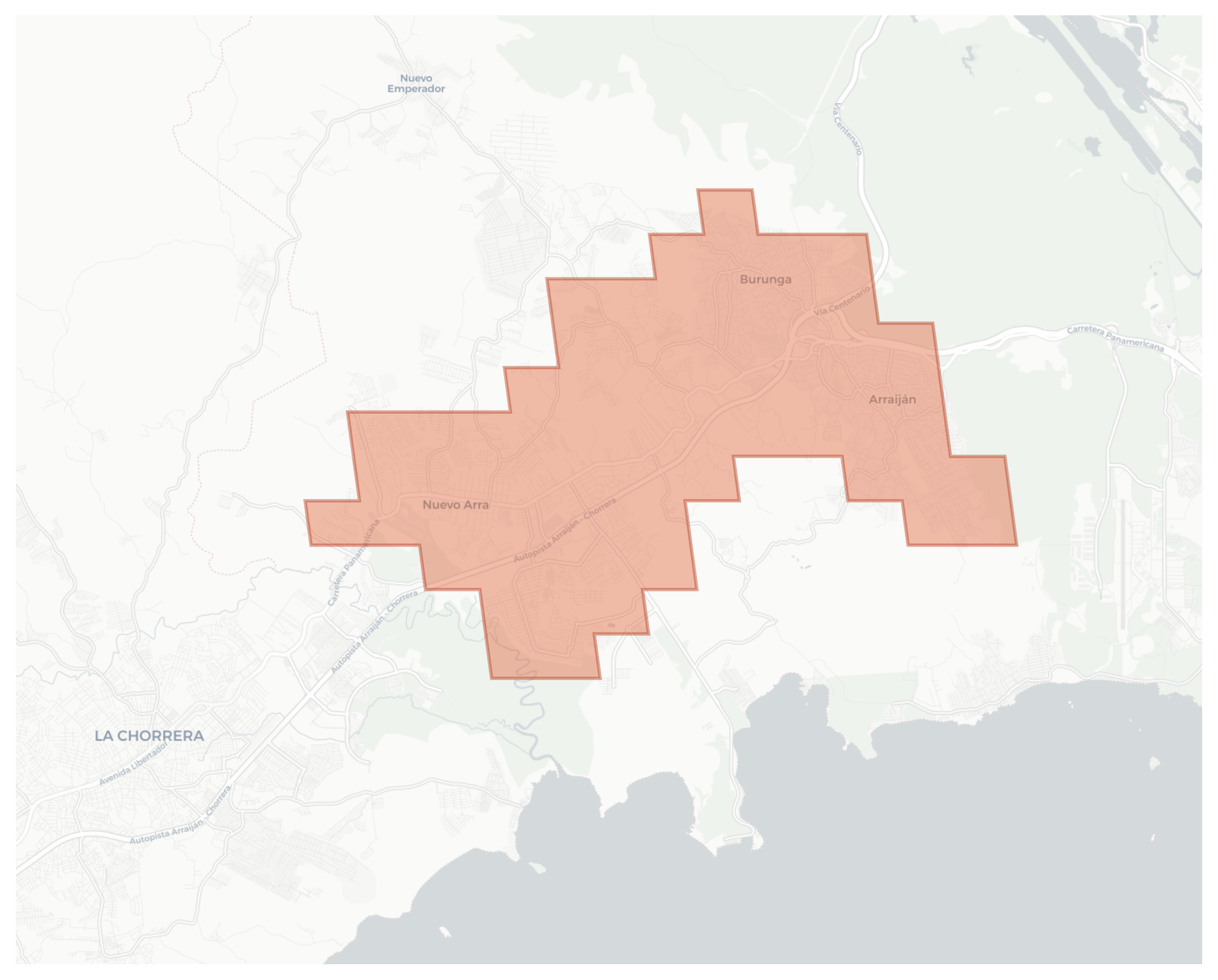 Arraiján geographic map