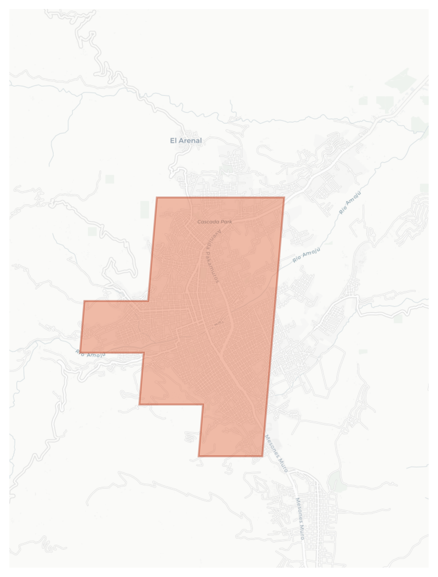 Jaén geographic map