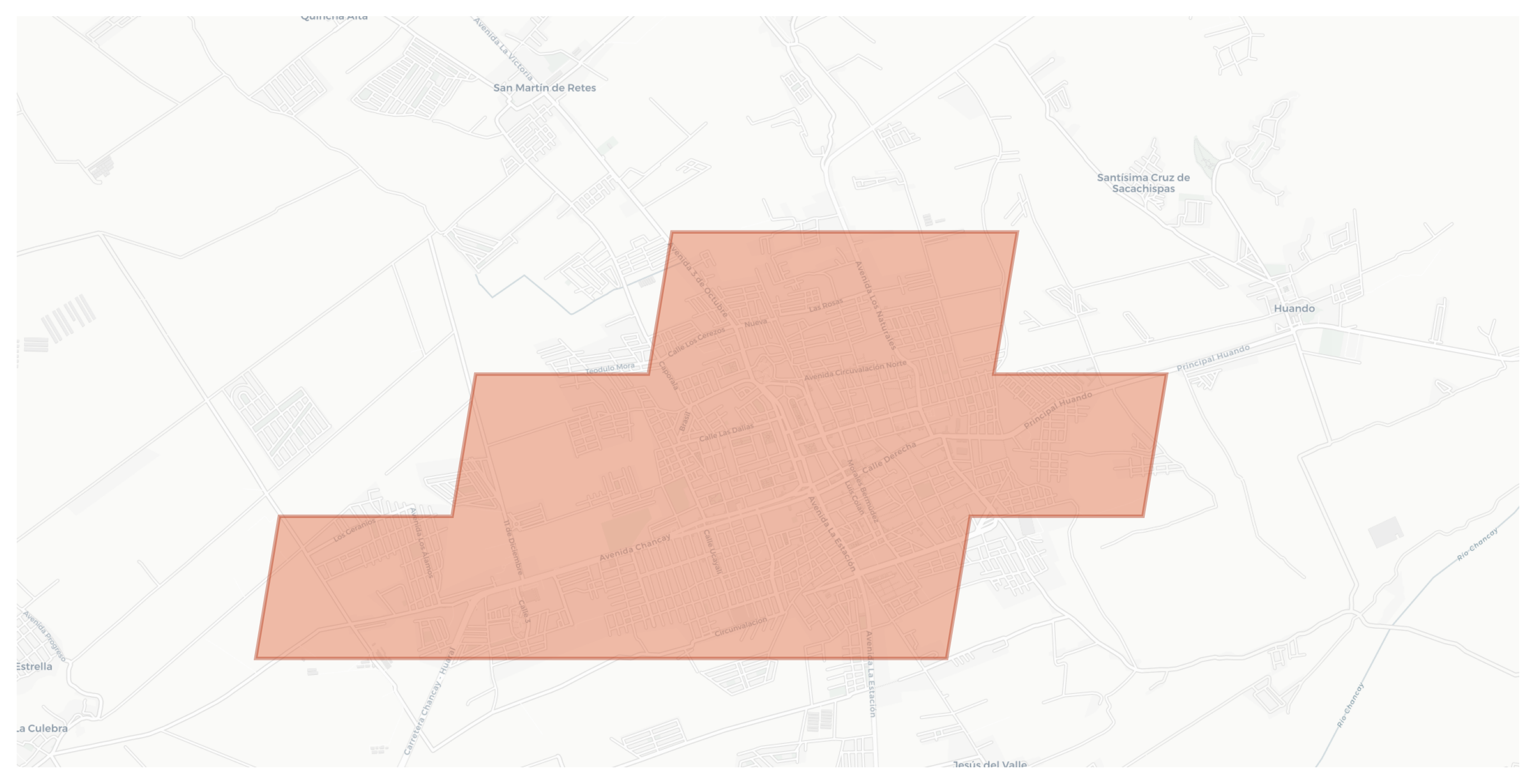 Huaral geographic map