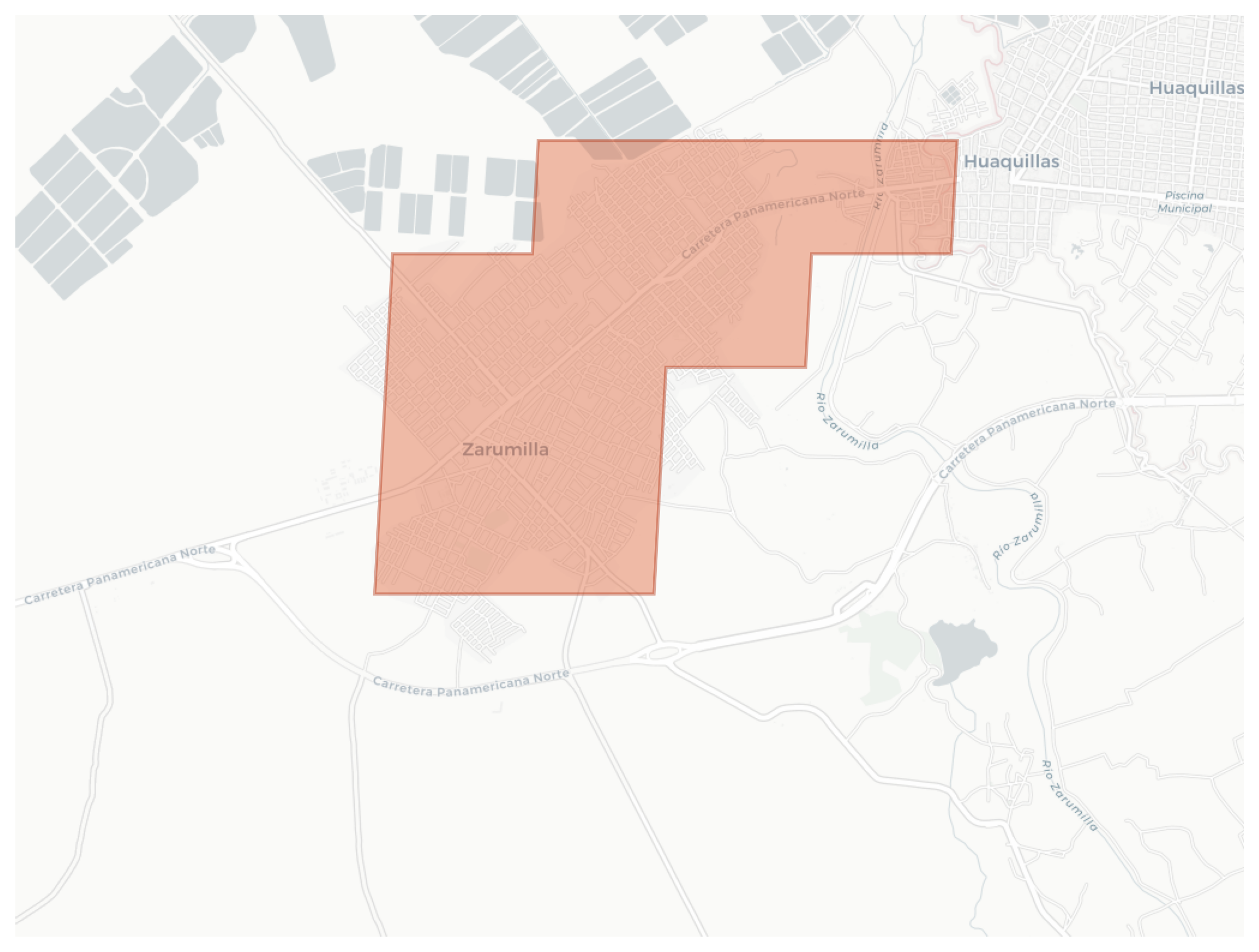 Zarumilla geographic map