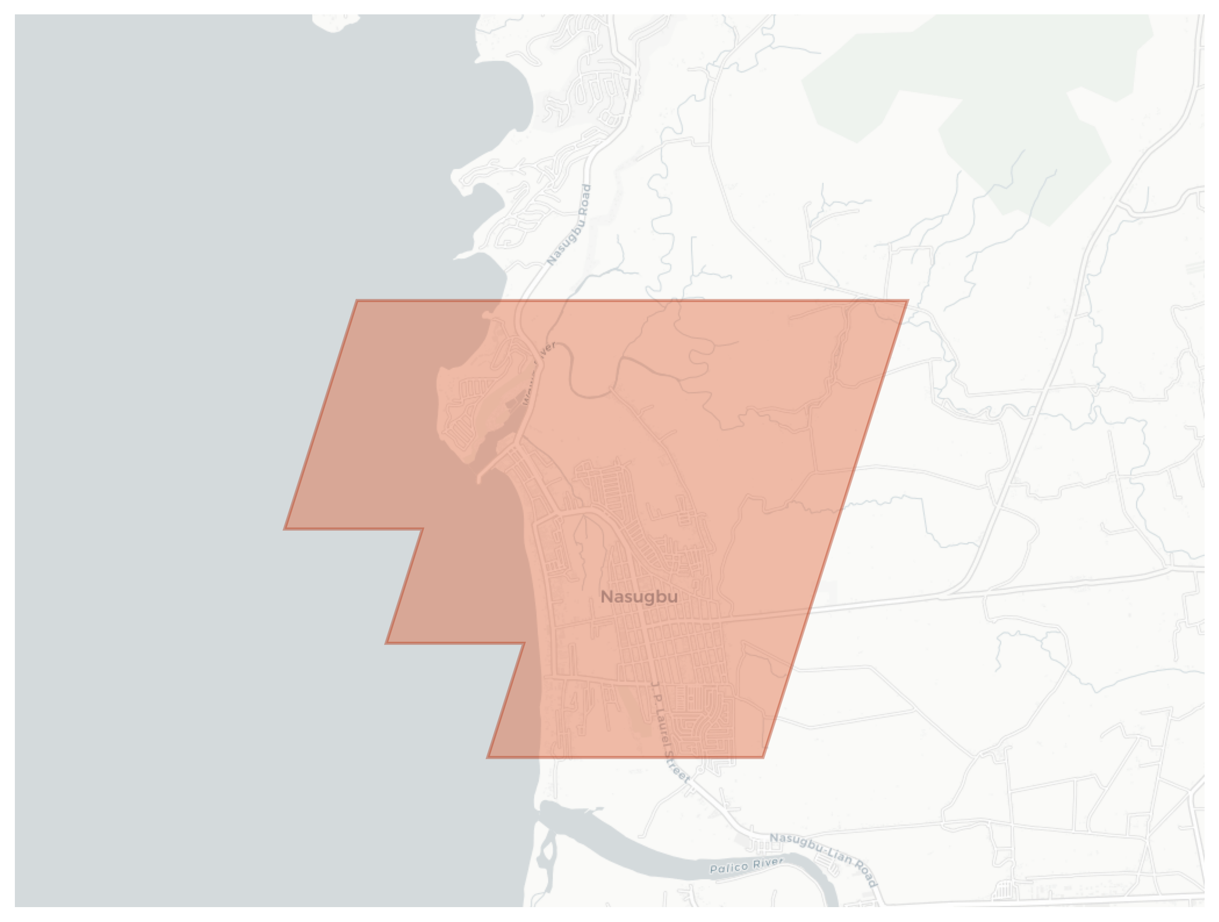 Nasugbu geographic map