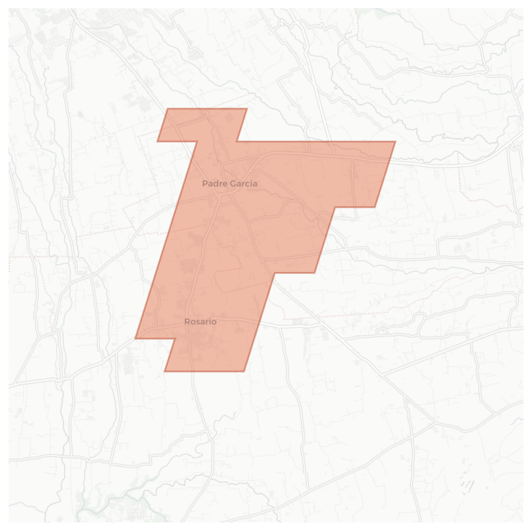 Rosario geographic map