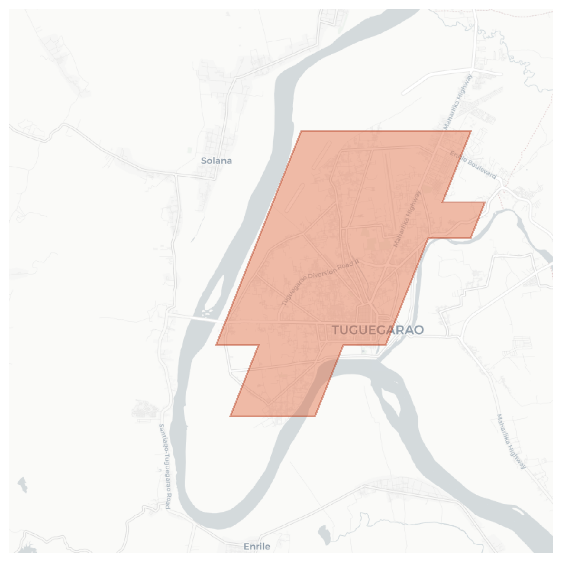 Tuguegarao geographic map